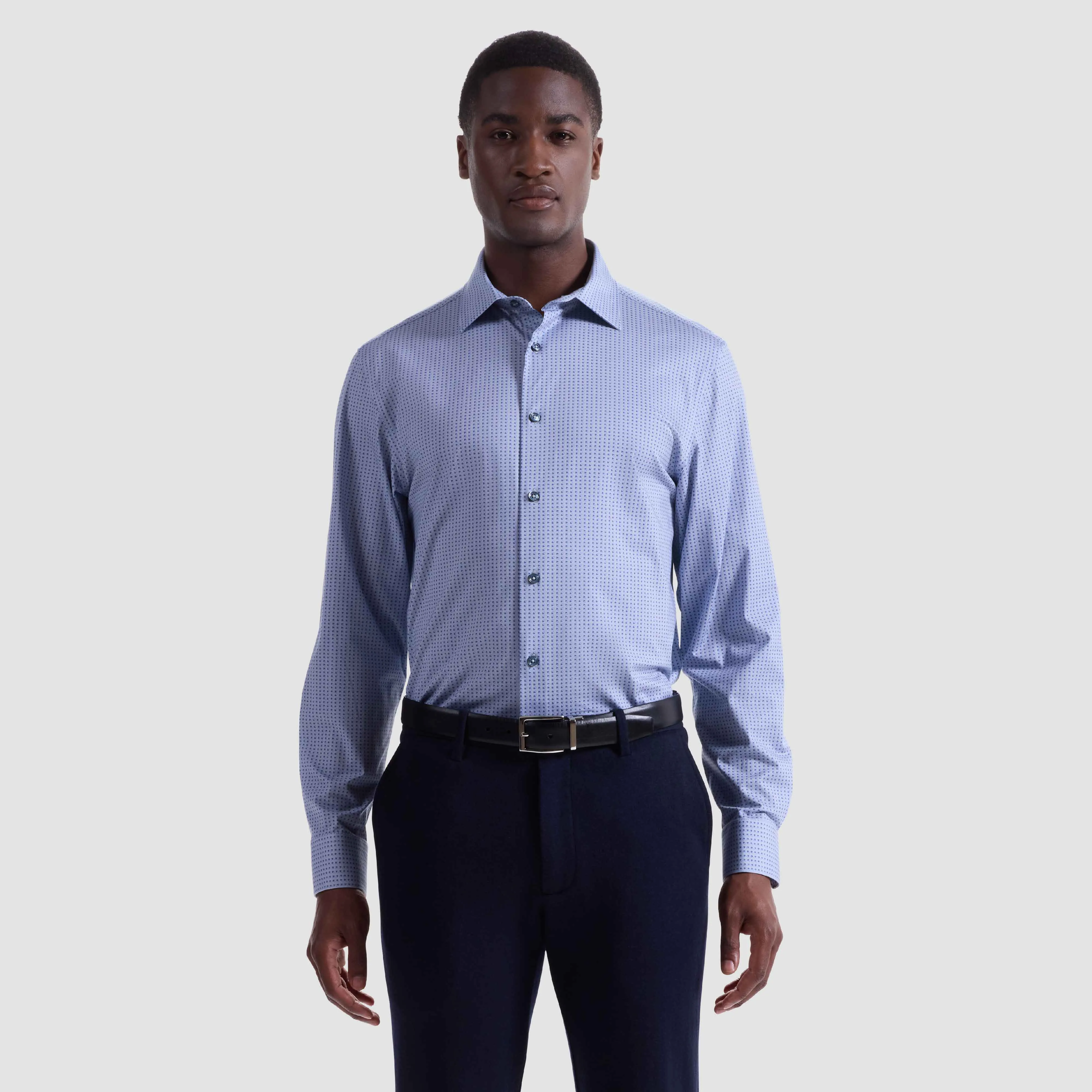 James Geometric OoohCotton Shirt sold by Bugatchi product image thumbnail 2