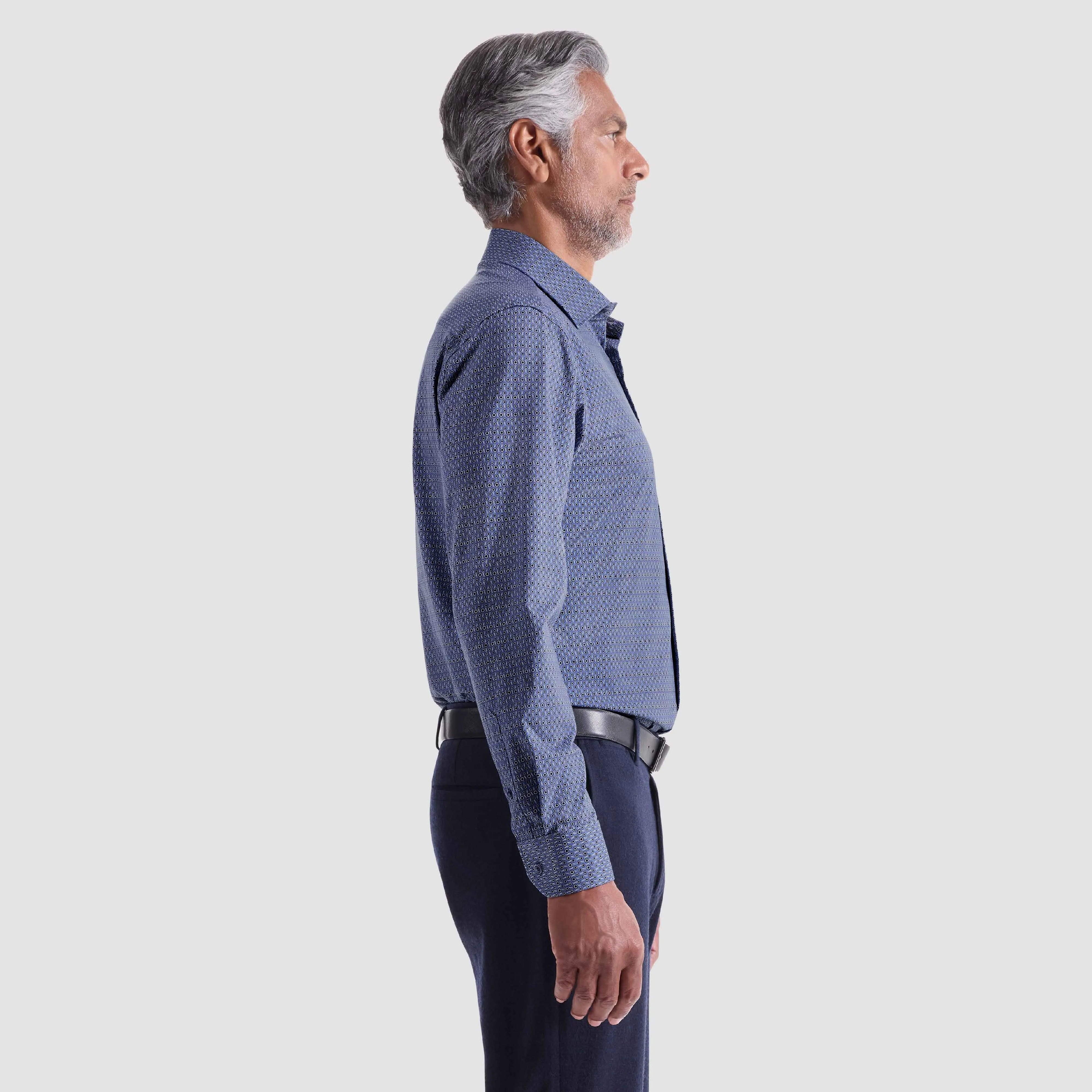 James Geometric OoohCotton Shirt sold by Bugatchi product image thumbnail 3