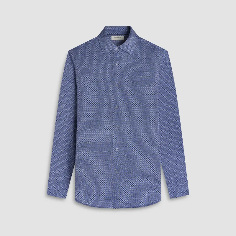 James Geometric OoohCotton Shirt sold by Bugatchi
