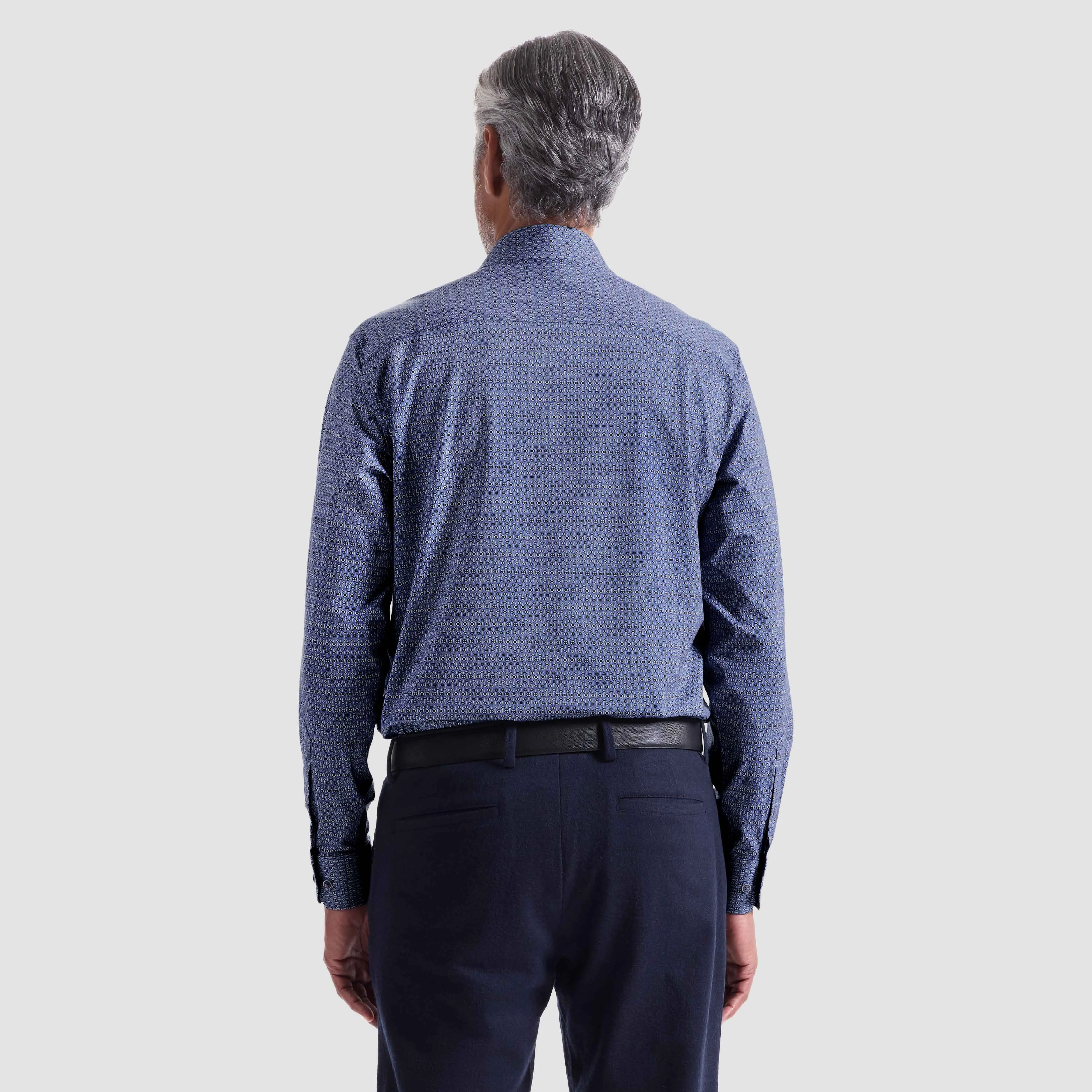 James Geometric OoohCotton Shirt sold by Bugatchi product image thumbnail 4