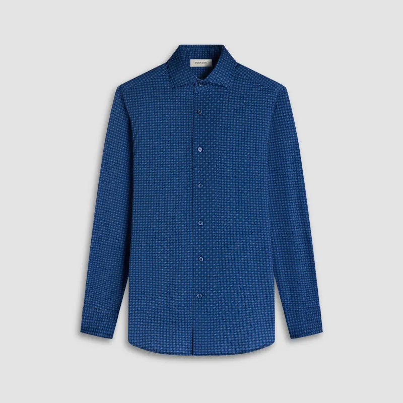 Devon Geometric OoohCotton Shirt sold by Bugatchi