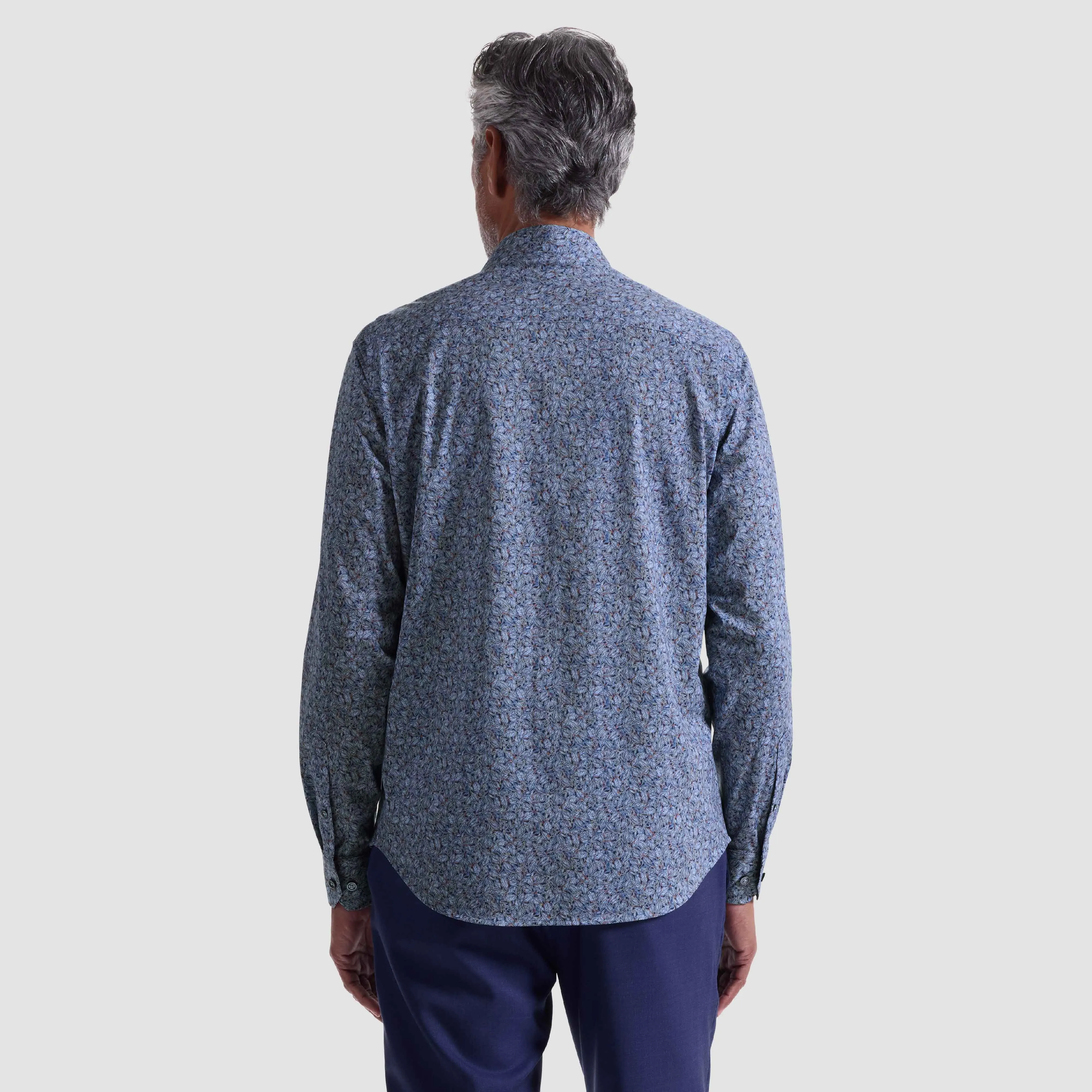 James Leaf Print OoohCotton Shirt sold by Bugatchi product image thumbnail 4