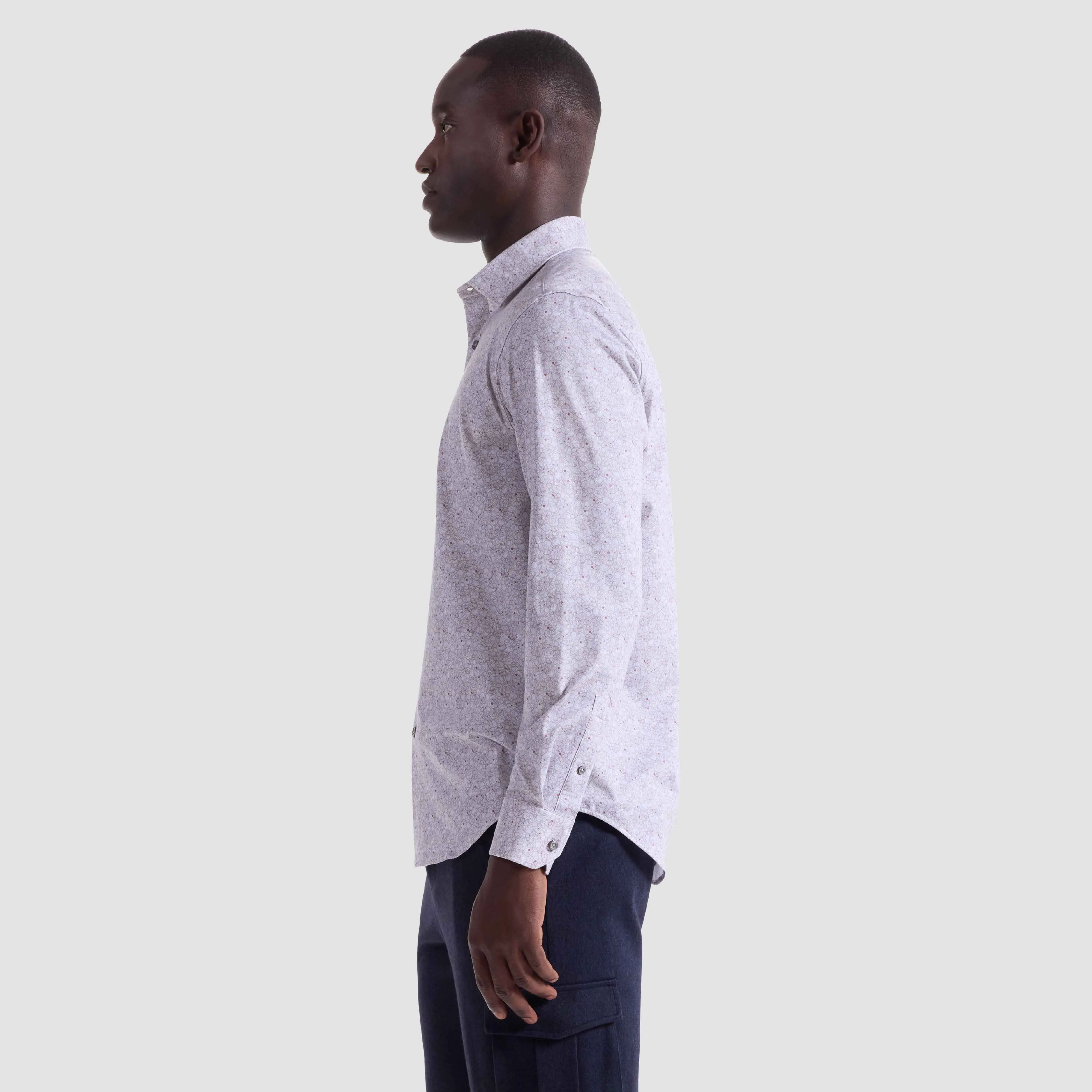 James Geometric OoohCotton Shirt sold by Bugatchi product image thumbnail 3