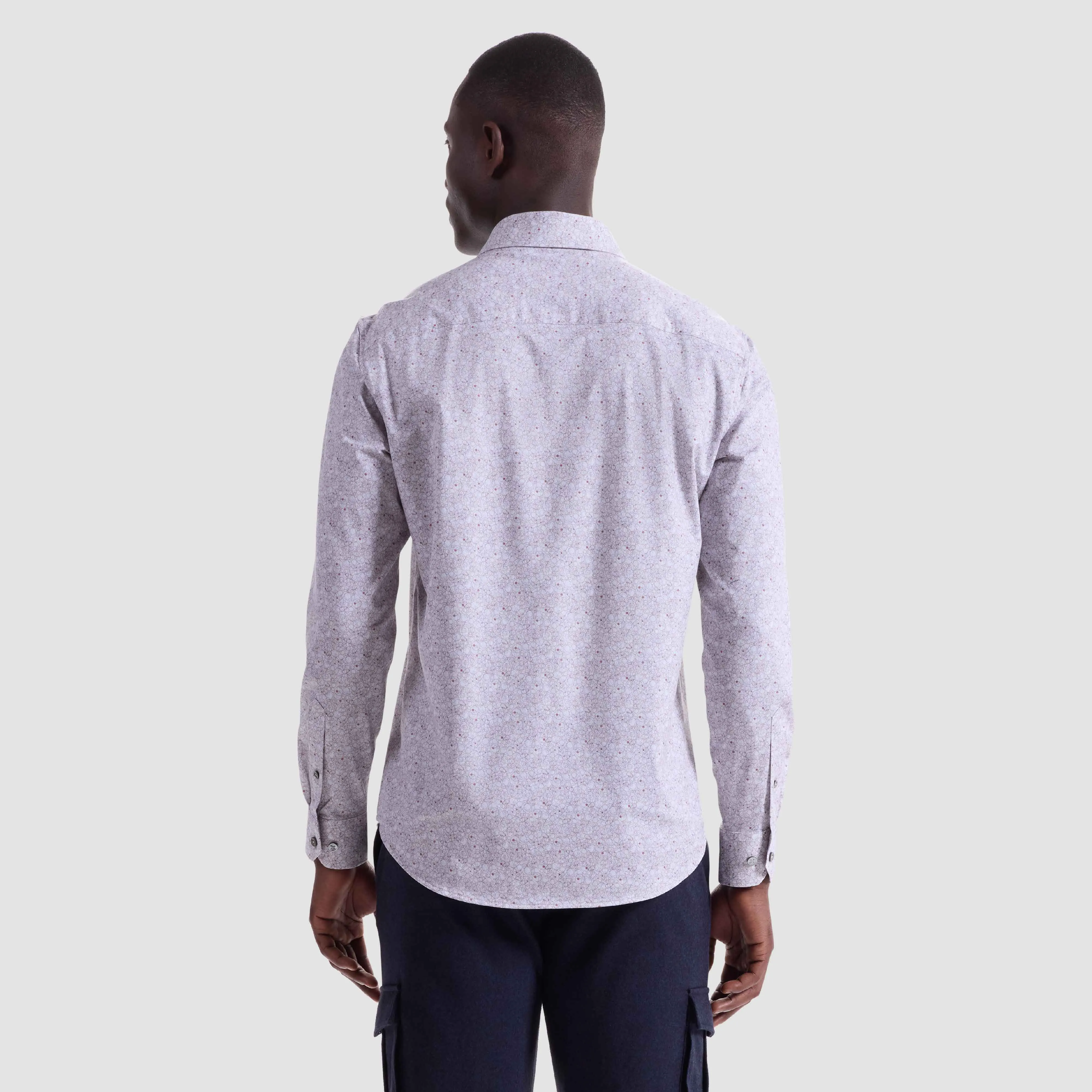 James Geometric OoohCotton Shirt sold by Bugatchi product image thumbnail 4