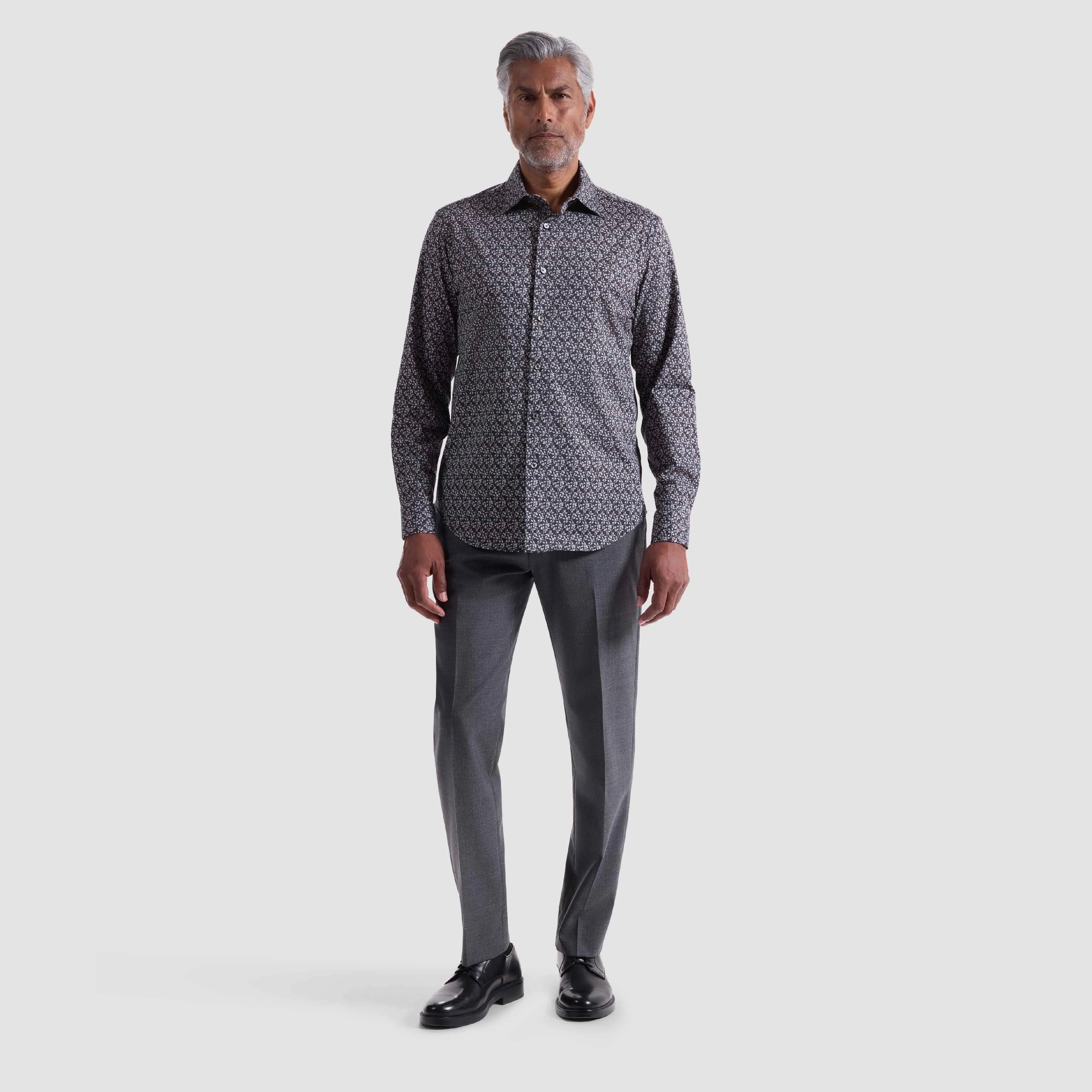 James Leaf Print OoohCotton Shirt sold by Bugatchi product image thumbnail 5