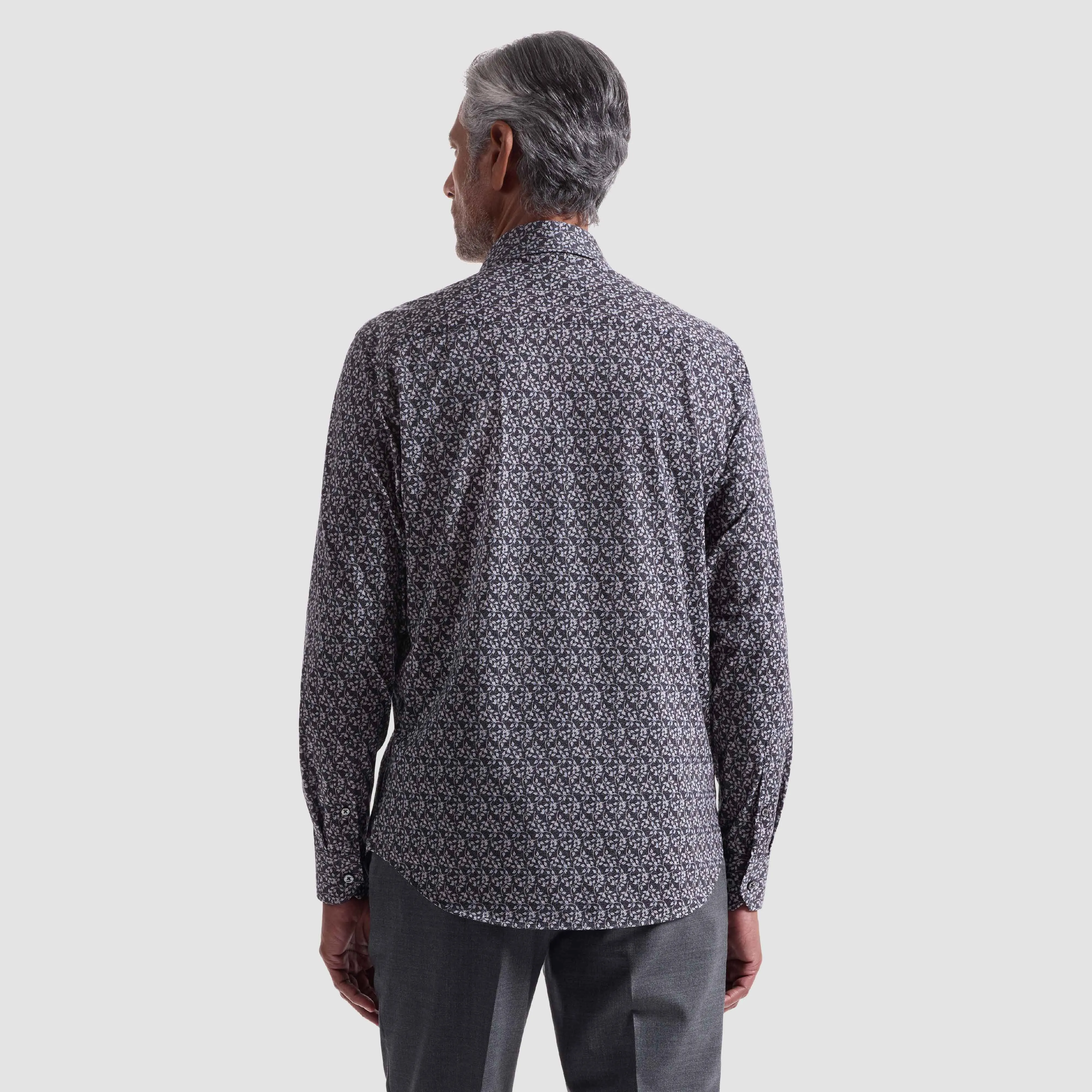 James Leaf Print OoohCotton Shirt sold by Bugatchi product image thumbnail 4