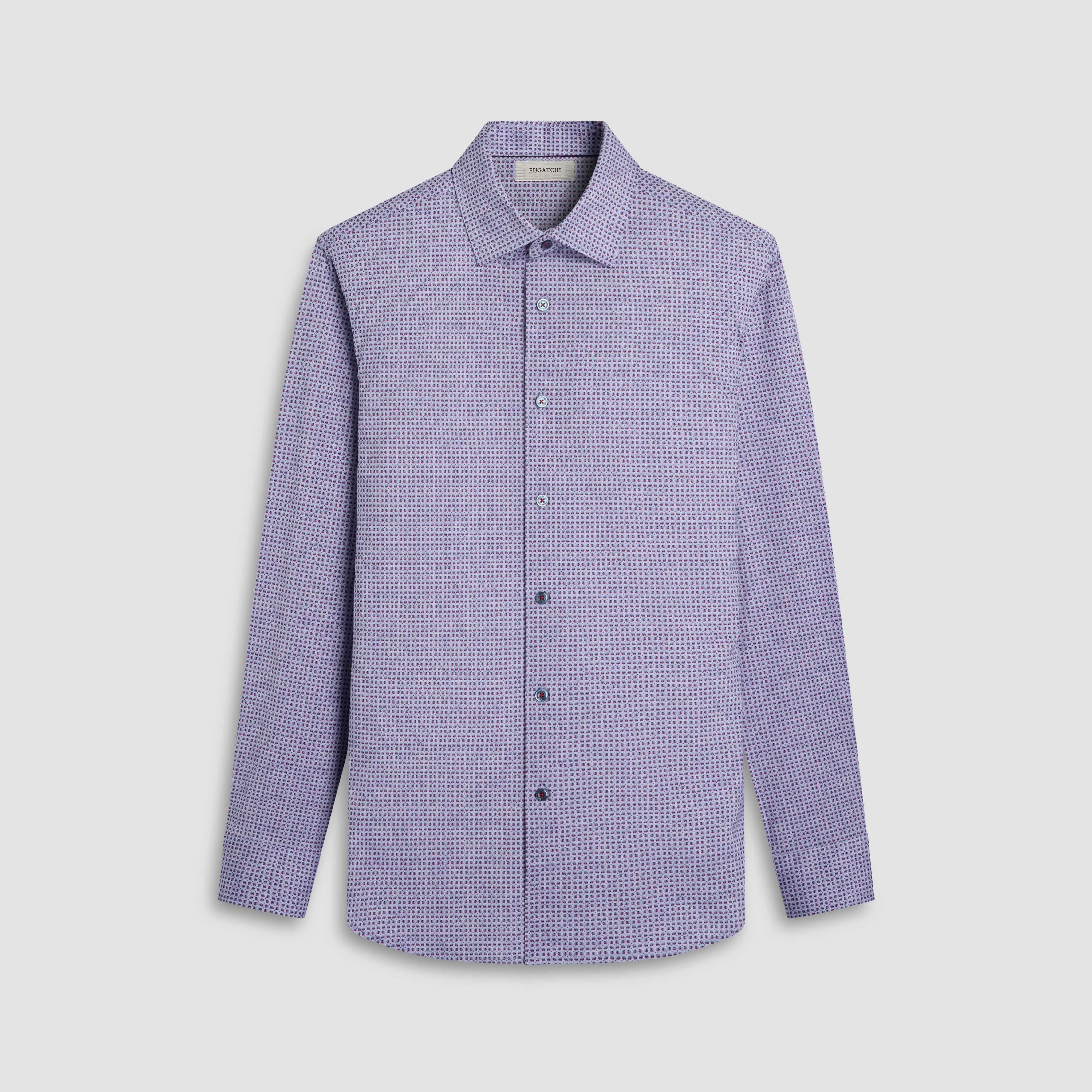 James Geometric OoohCotton Shirt sold by Bugatchi