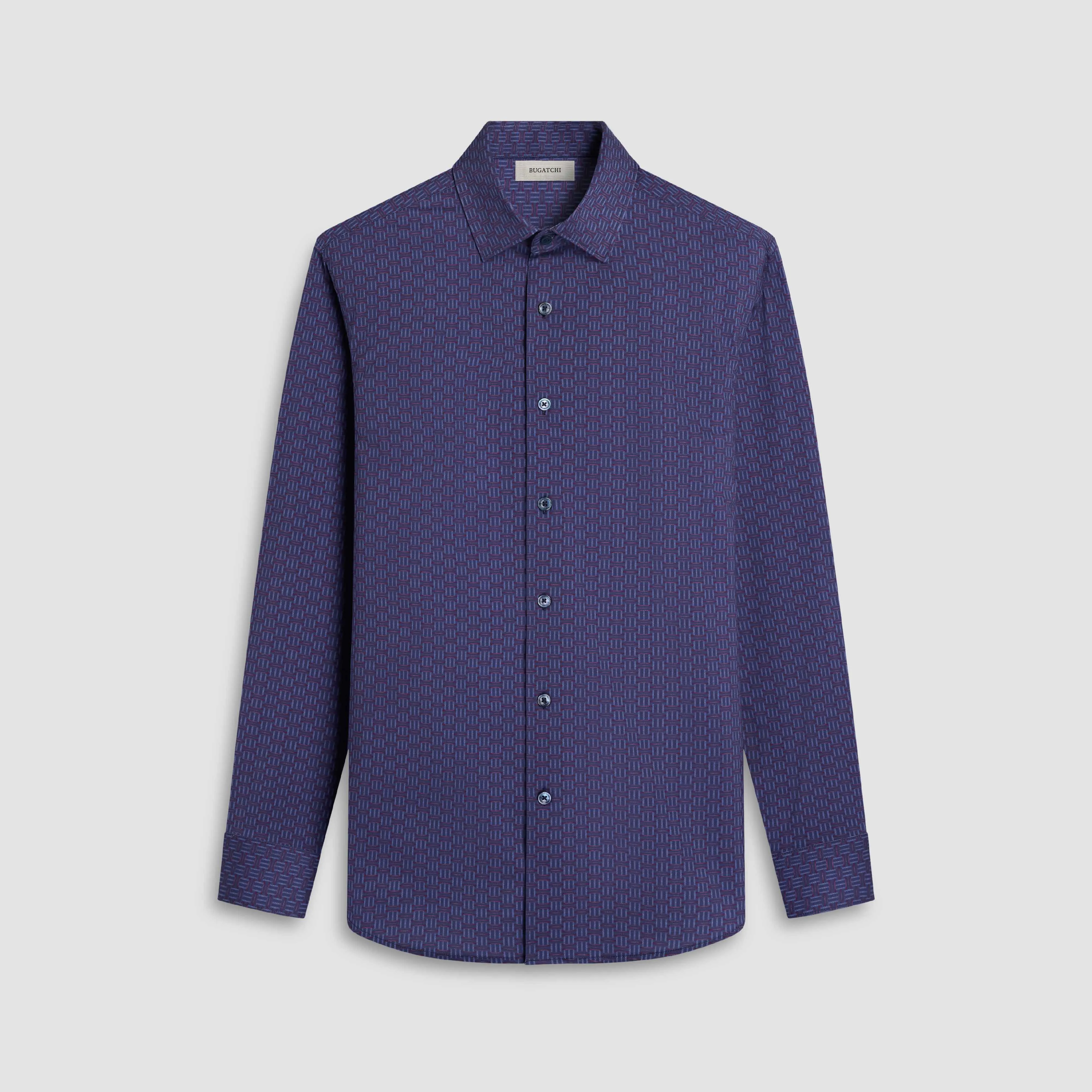 James Basketweave OoohCotton Shirt sold by Bugatchi