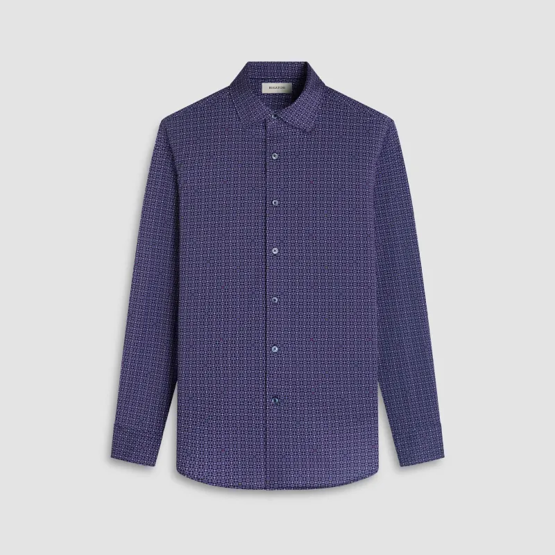 James Geometric OoohCotton Shirt sold by Bugatchi