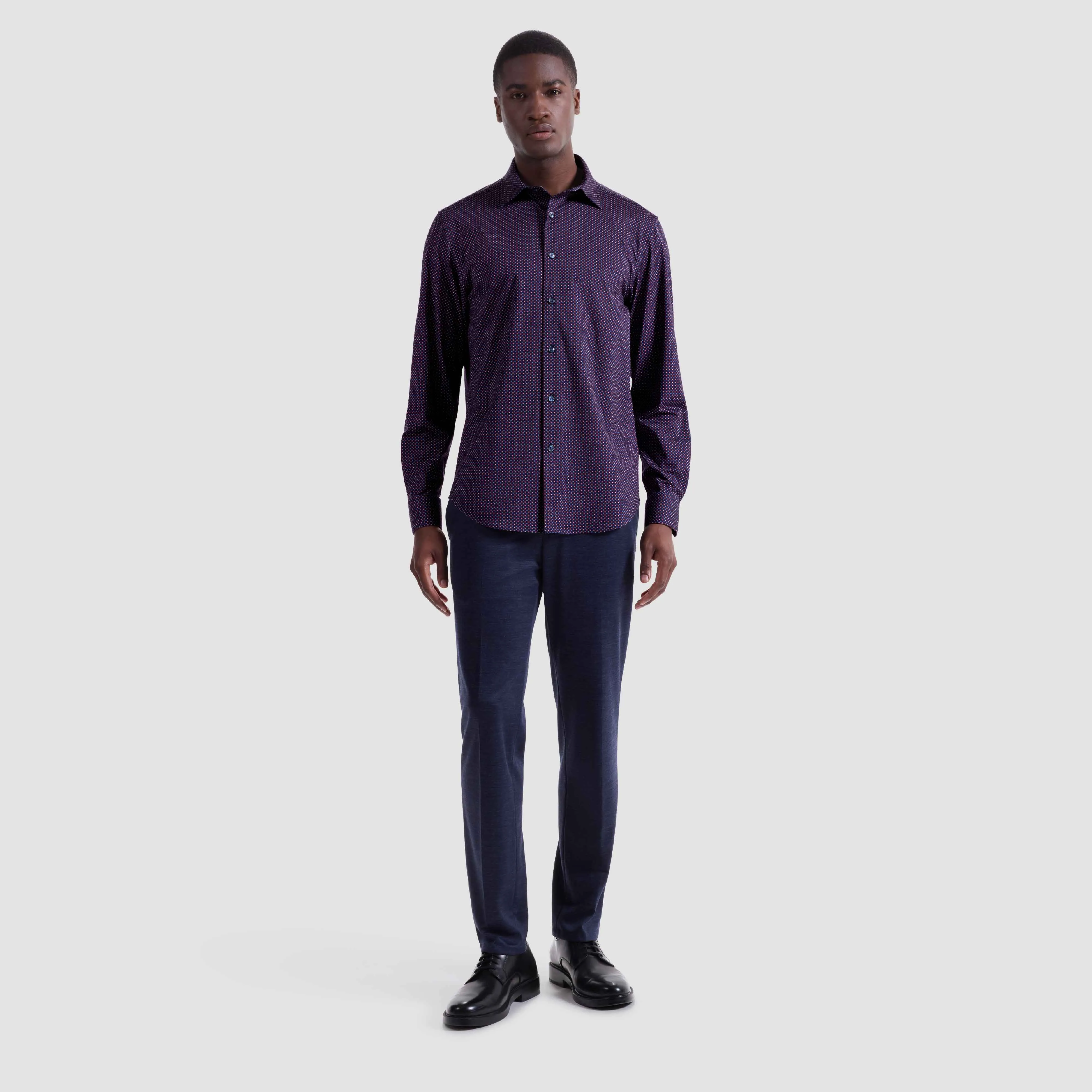 James Mosaic OoohCotton Shirt sold by Bugatchi product image thumbnail 5