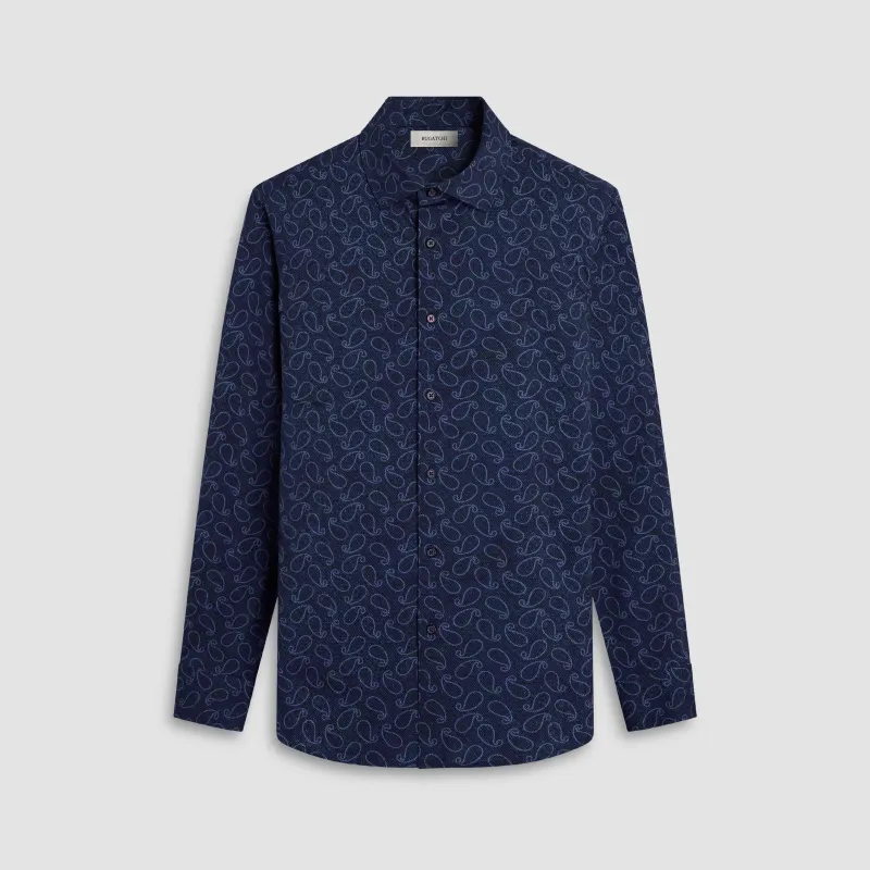 James Paisley OoohCotton Shirt sold by Bugatchi