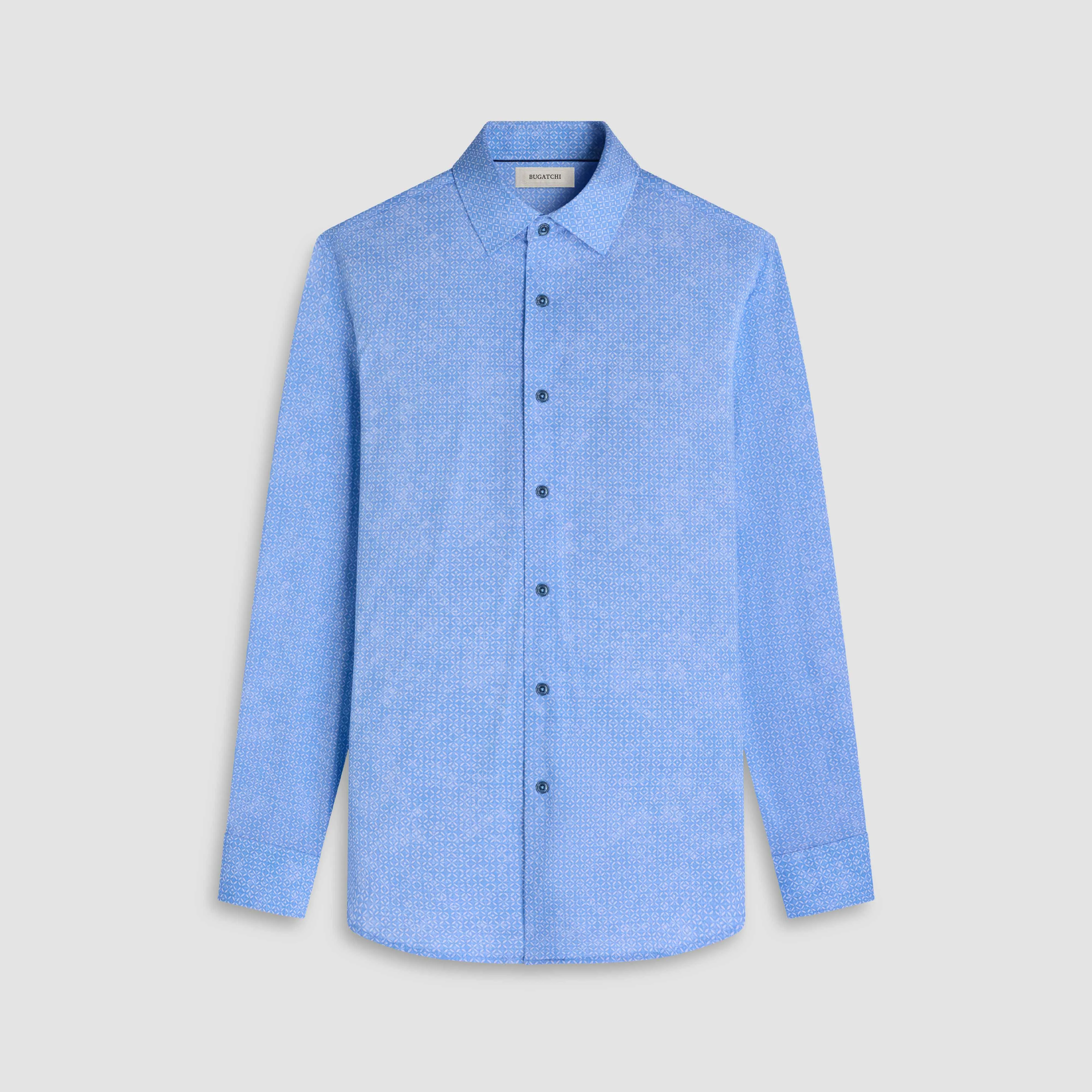 James Geometric OoohCotton Shirt sold by Bugatchi