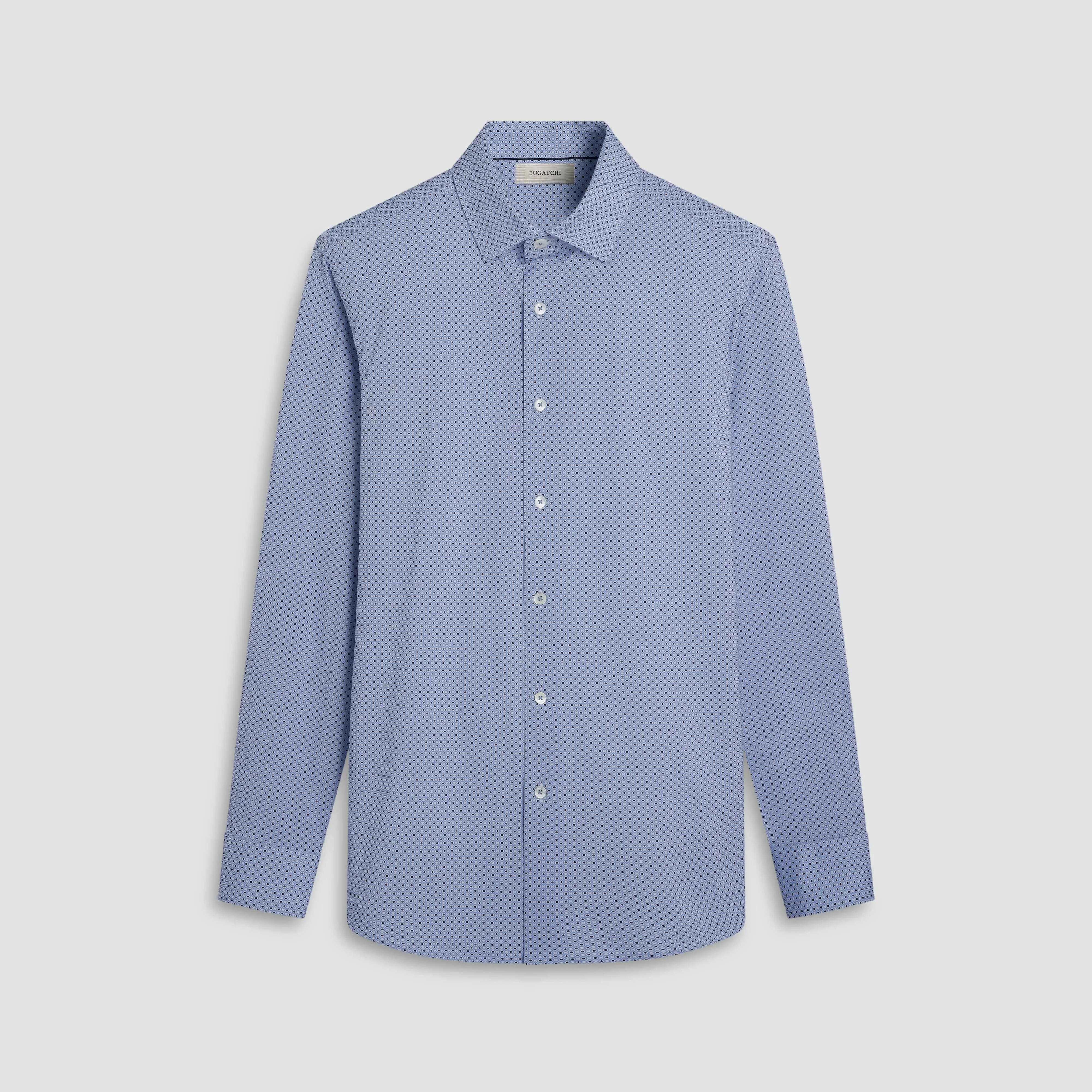 James Geometric OoohCotton Shirt sold by Bugatchi