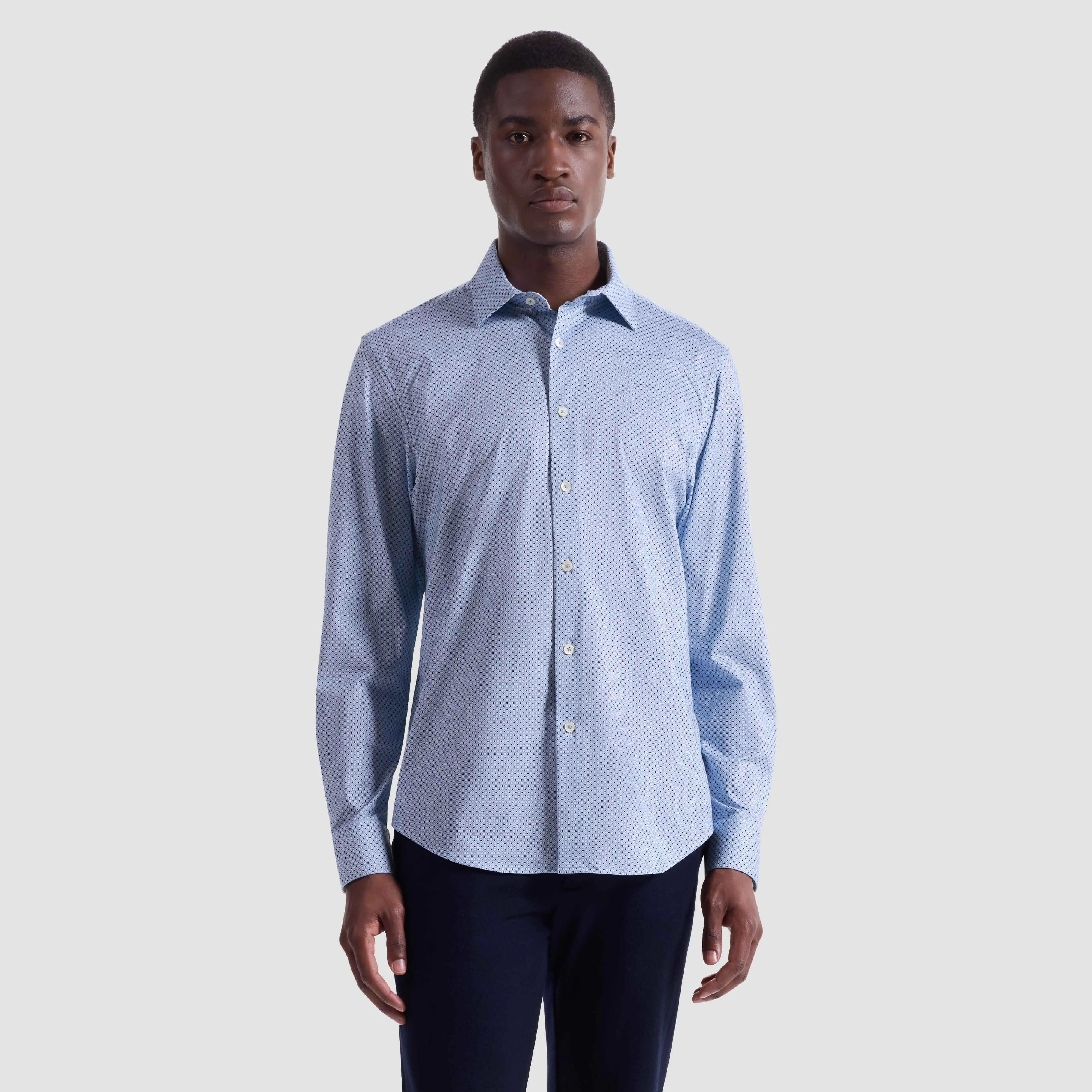 James Geometric OoohCotton Shirt sold by Bugatchi product image thumbnail 2
