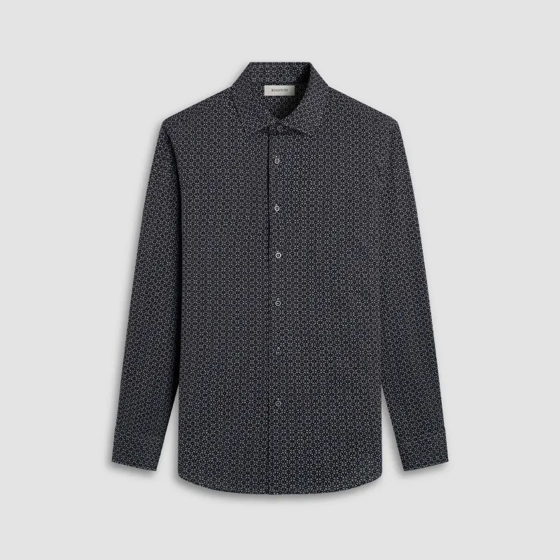 James Geometric OoohCotton Shirt sold by Bugatchi