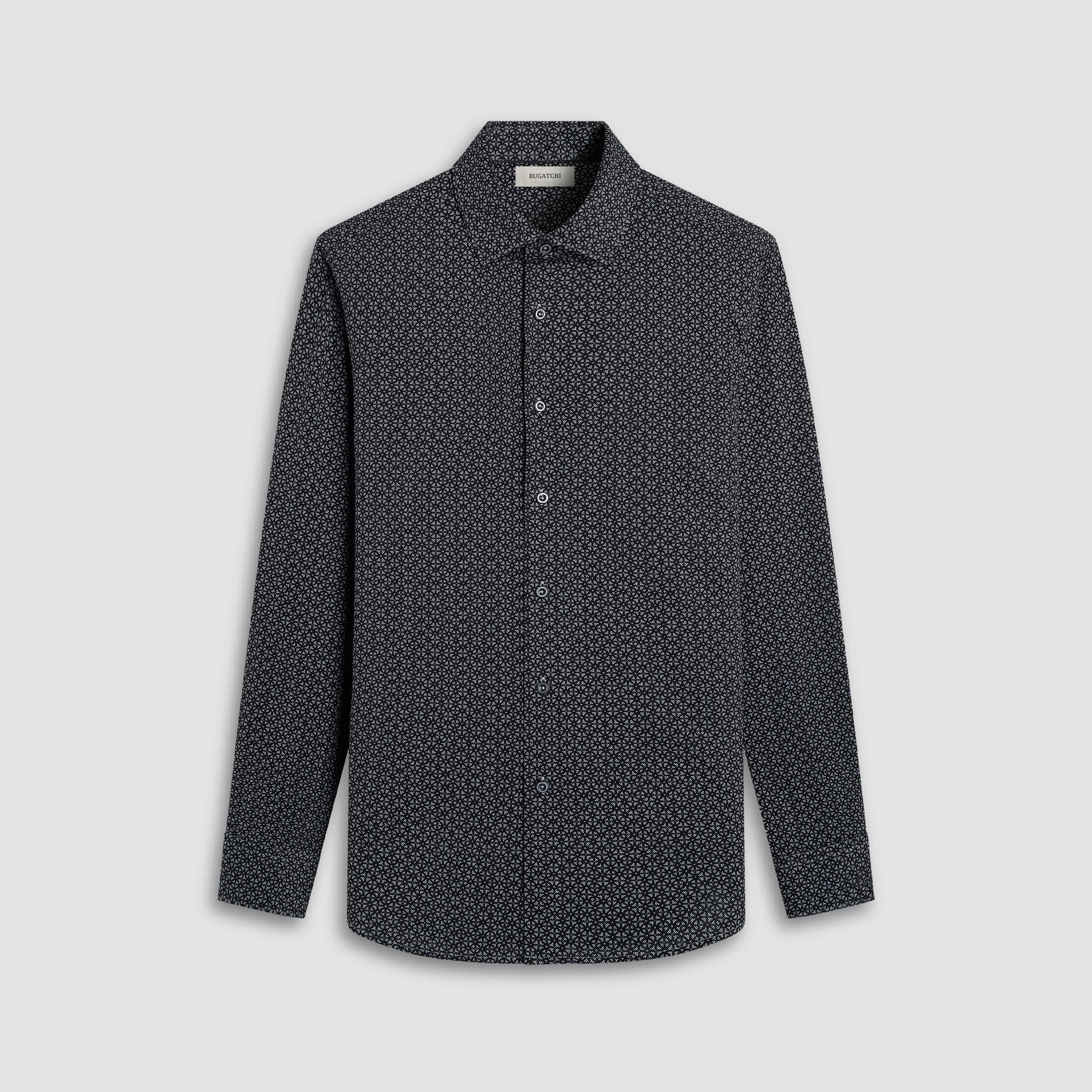 James Geometric OoohCotton Shirt sold by Bugatchi