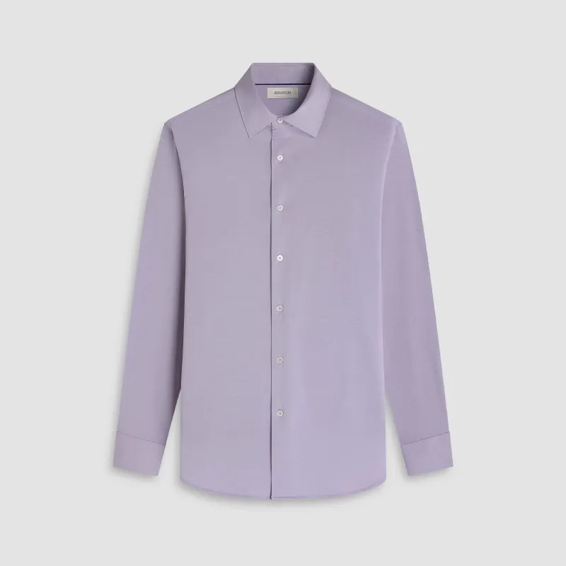 James Solid Twill OoohCotton Shirt sold by Bugatchi