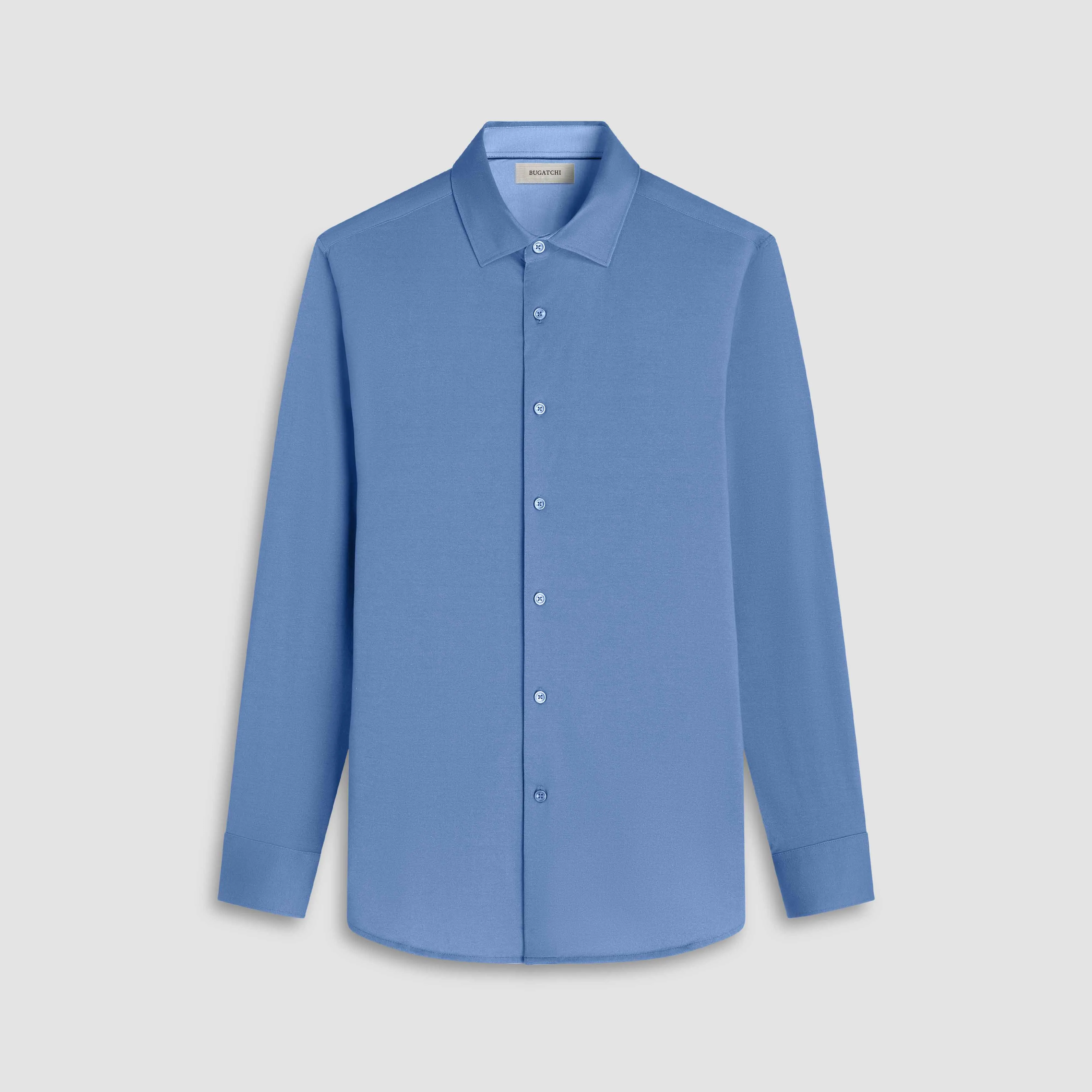 Jimmy Double-Sided Melange OoohCotton Shirt sold by Bugatchi