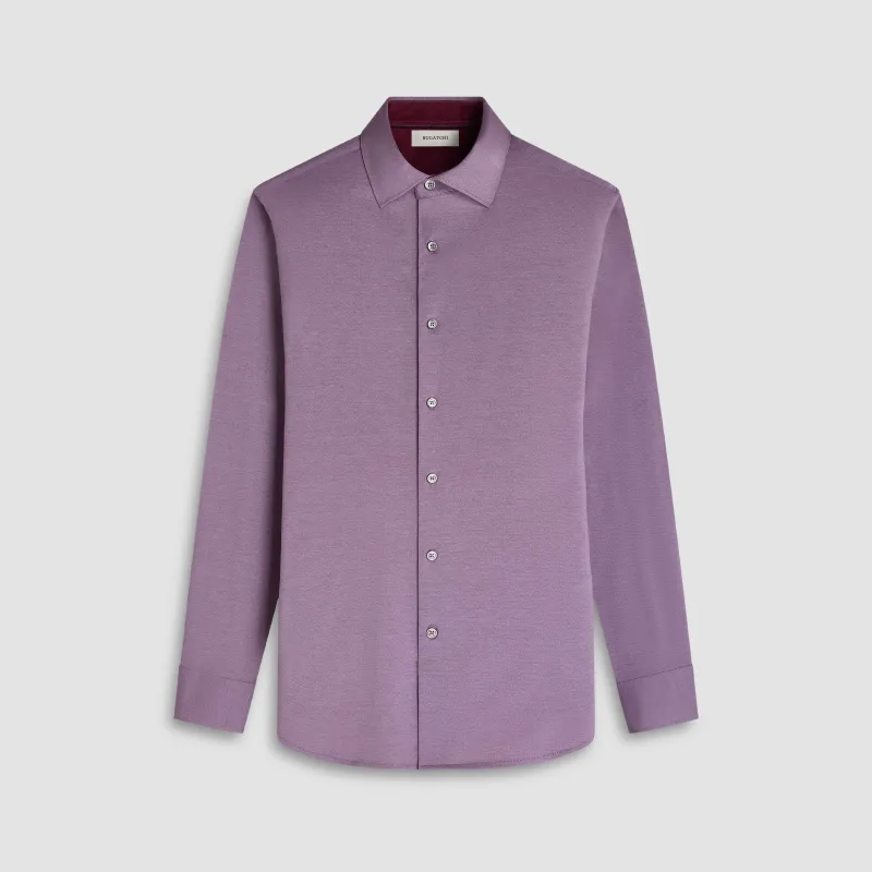 Jimmy Double-Sided Melange OoohCotton Shirt sold by Bugatchi