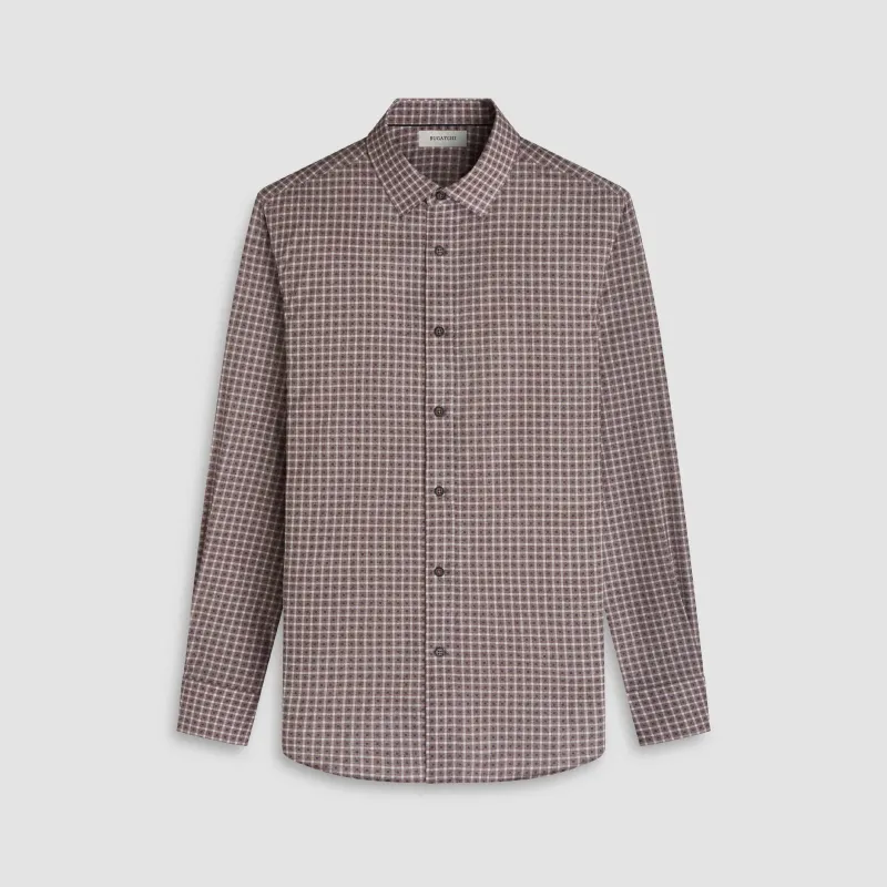 Julian Grid Check Shirt sold by Bugatchi