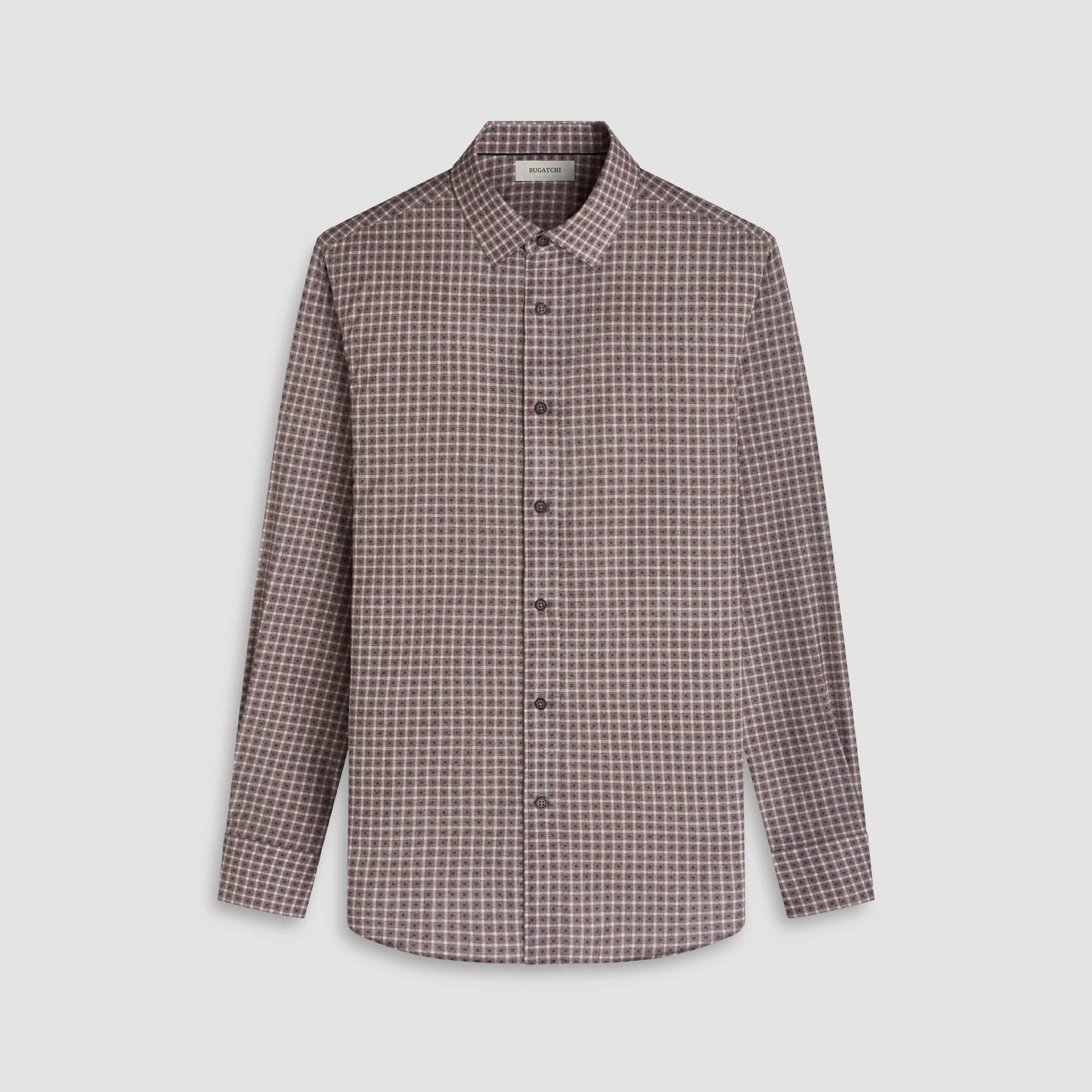 Julian Grid Check Shirt sold by Bugatchi