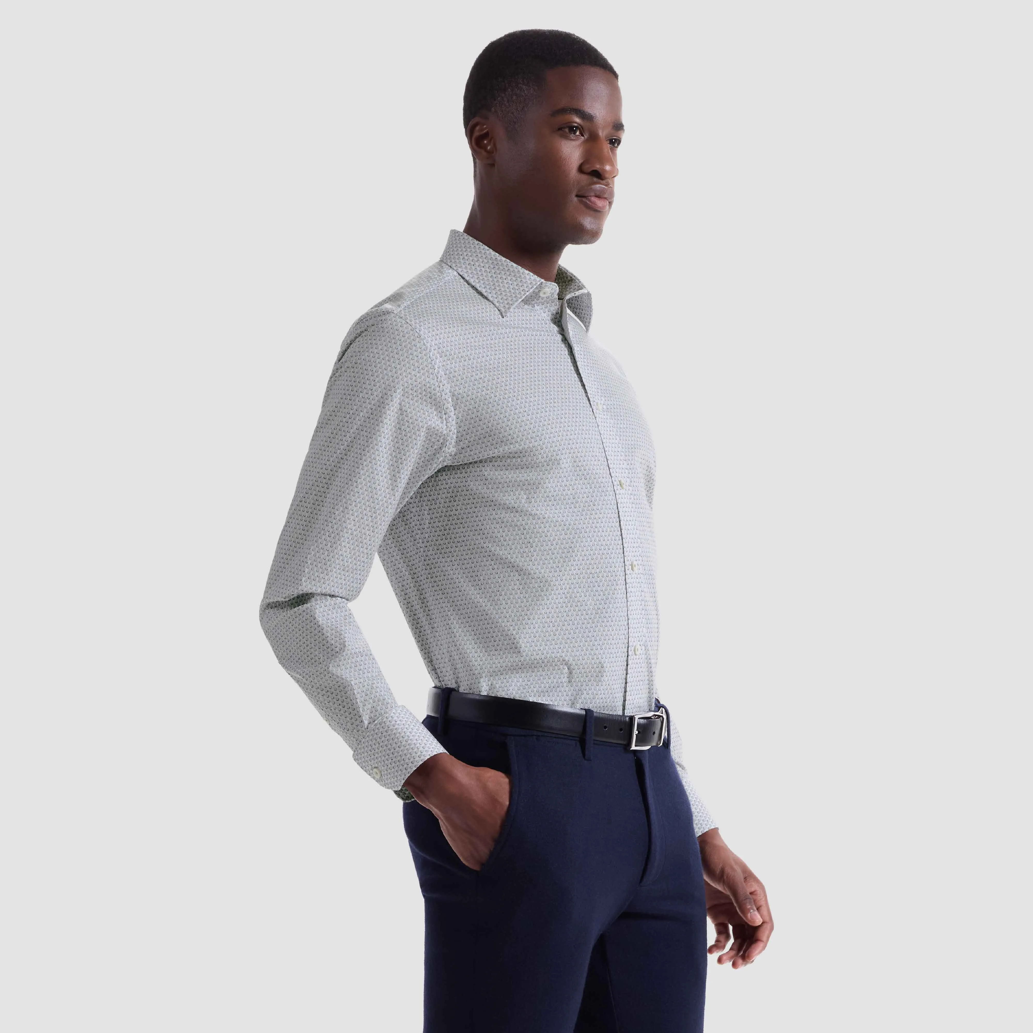 Julian Retro Floral Shirt sold by Bugatchi product image thumbnail 3