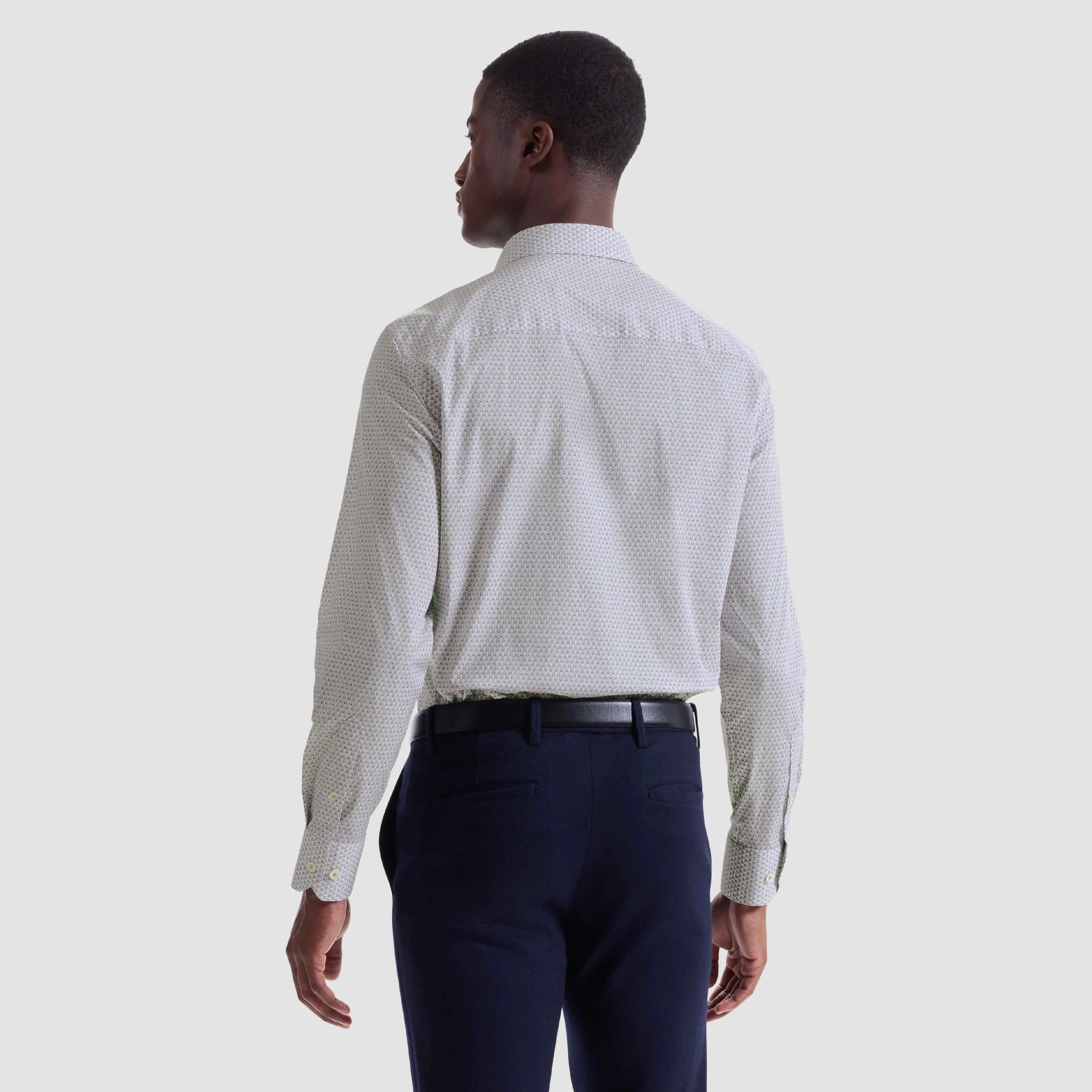 Julian Retro Floral Shirt sold by Bugatchi product image thumbnail 4