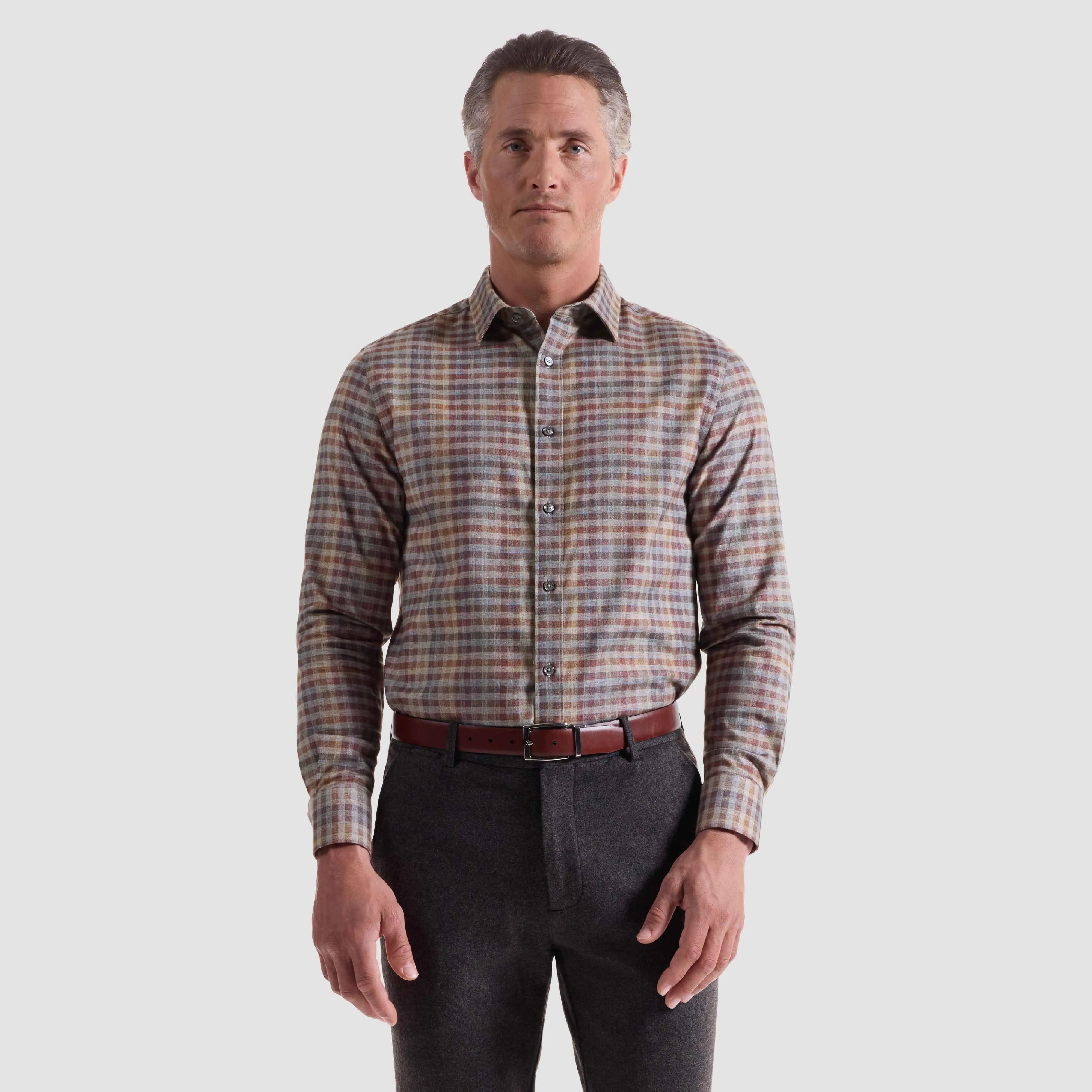 Julian Plaid Shirt sold by Bugatchi product image thumbnail 2