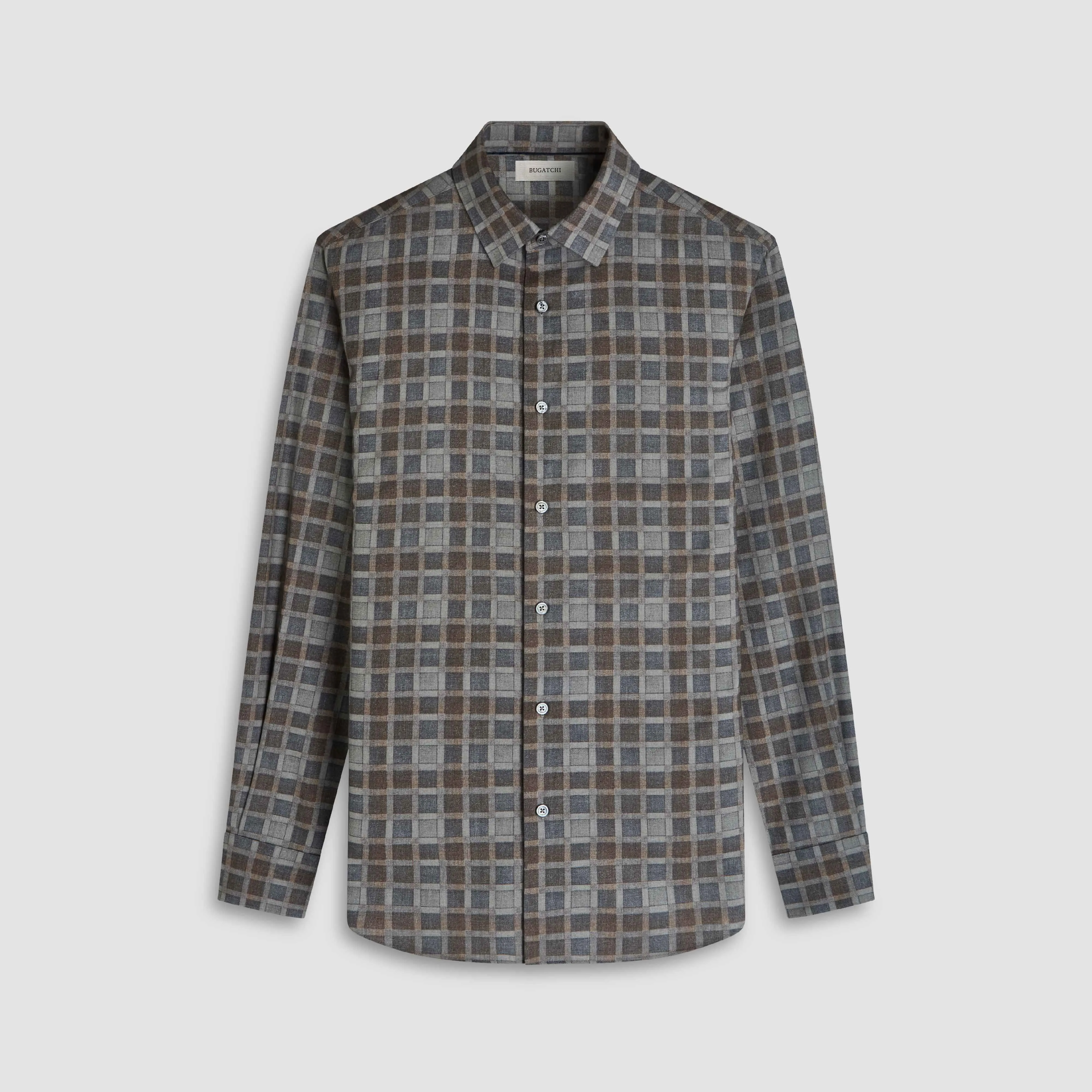 Julian Windowpane Shirt sold by Bugatchi