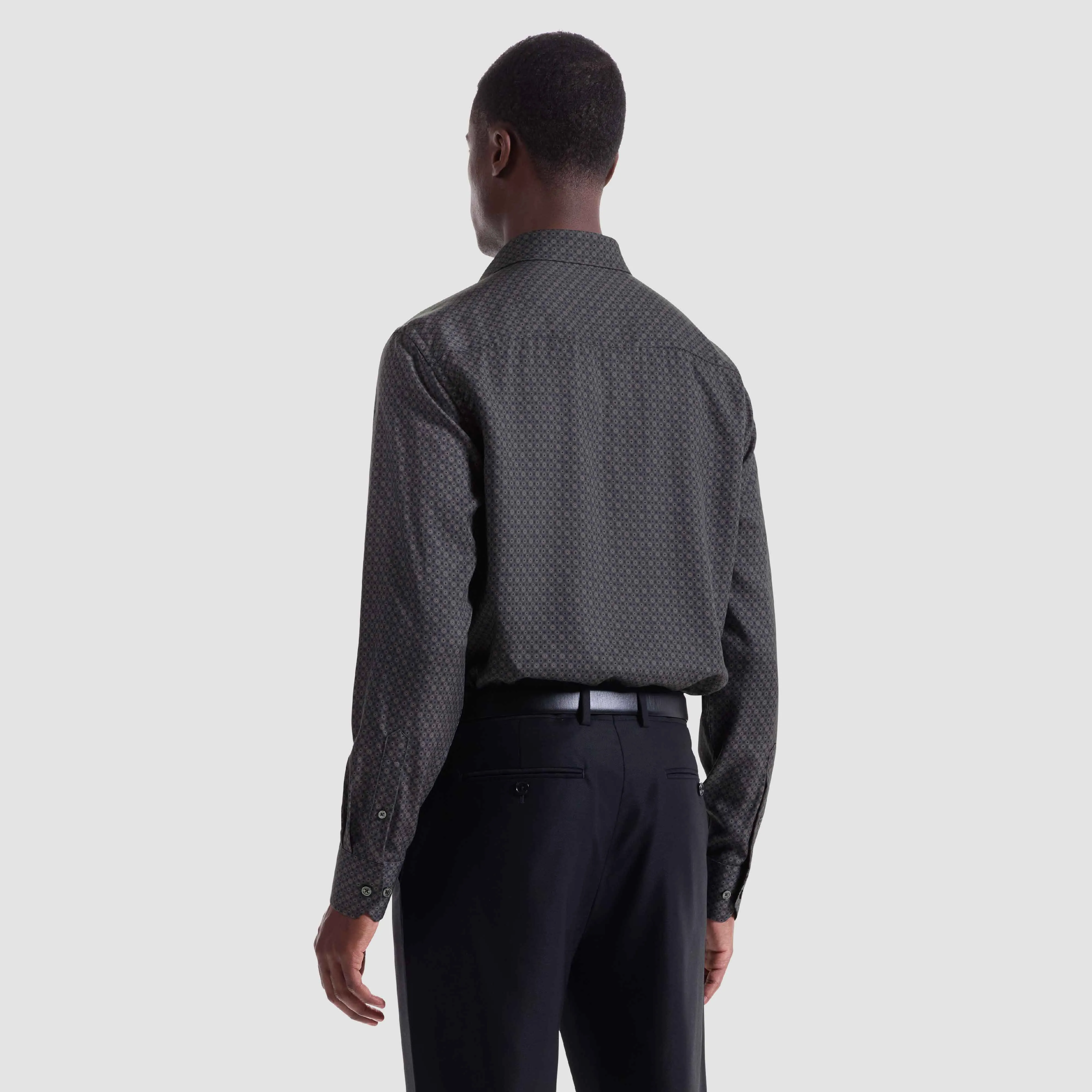 Axel Geometric Shirt sold by Bugatchi product image thumbnail 4