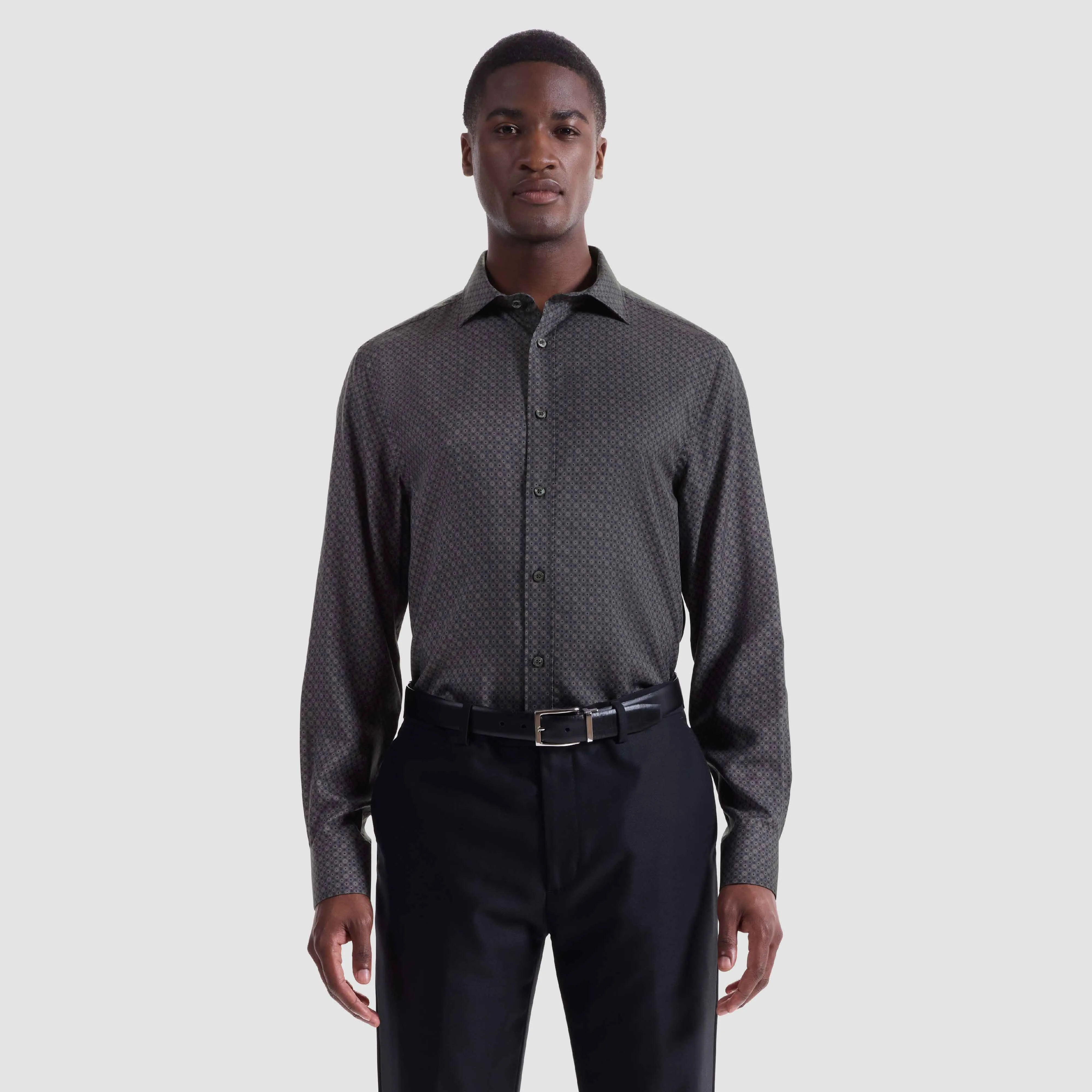 Axel Geometric Shirt sold by Bugatchi product image thumbnail 2