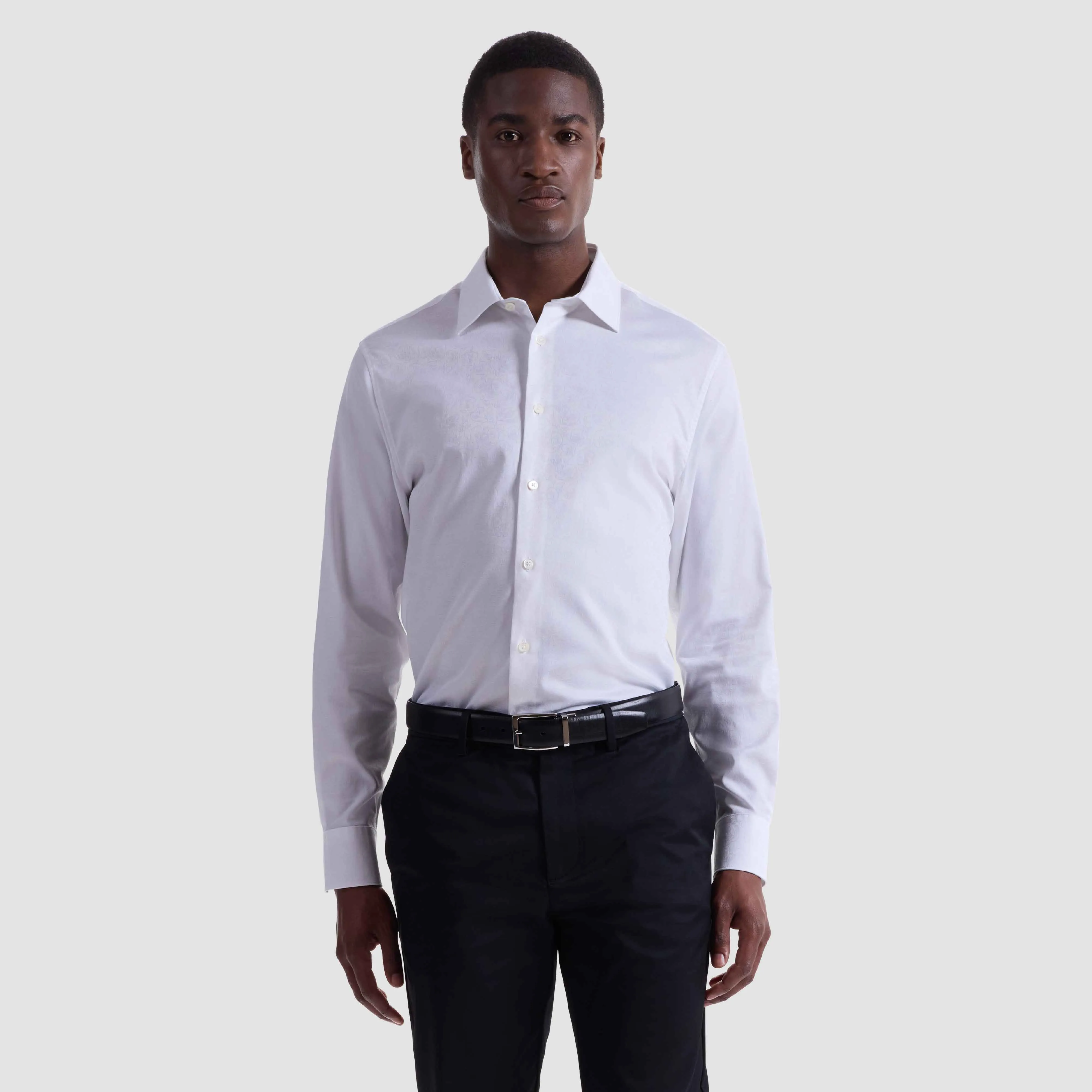 Julian Floral Jacquard Shirt sold by Bugatchi product image thumbnail 2