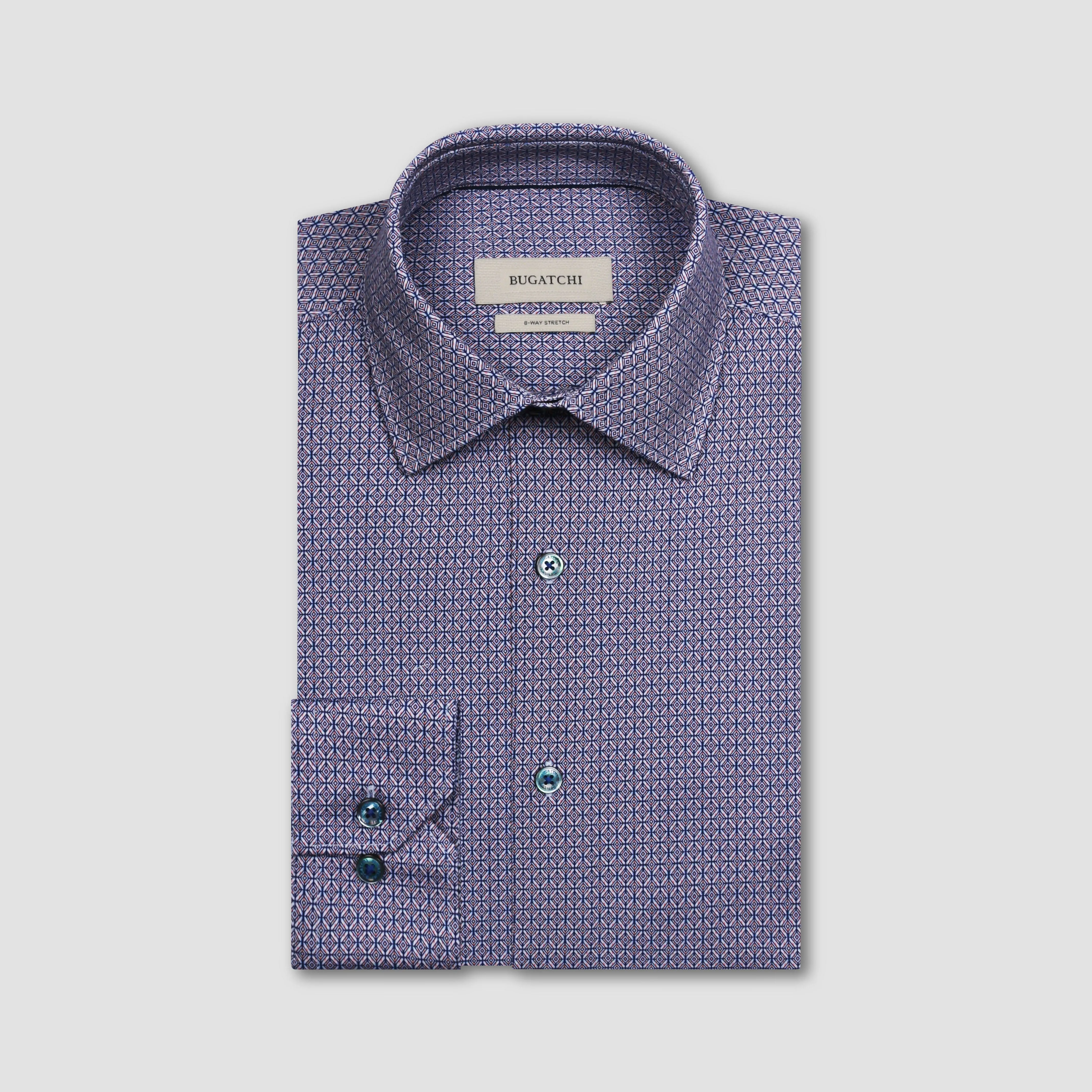 James Geometric OoohCotton Shirt sold by Bugatchi