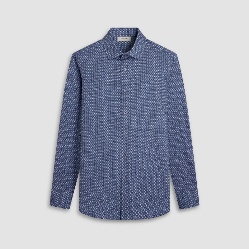 James Geometric OoohCotton Shirt sold by Bugatchi