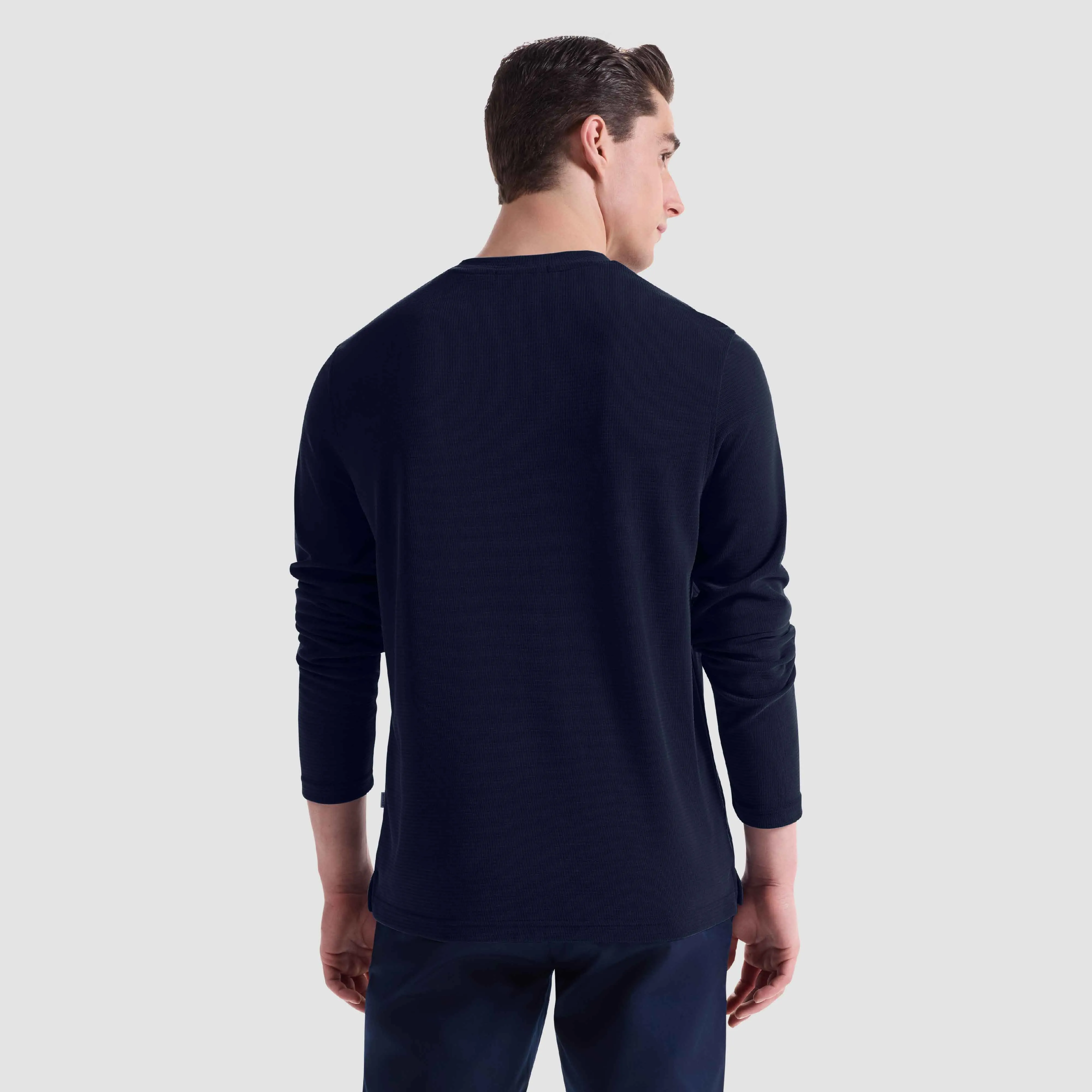Orian Ottoman Long Sleeve Crew Neck sold by Bugatchi product image thumbnail 4