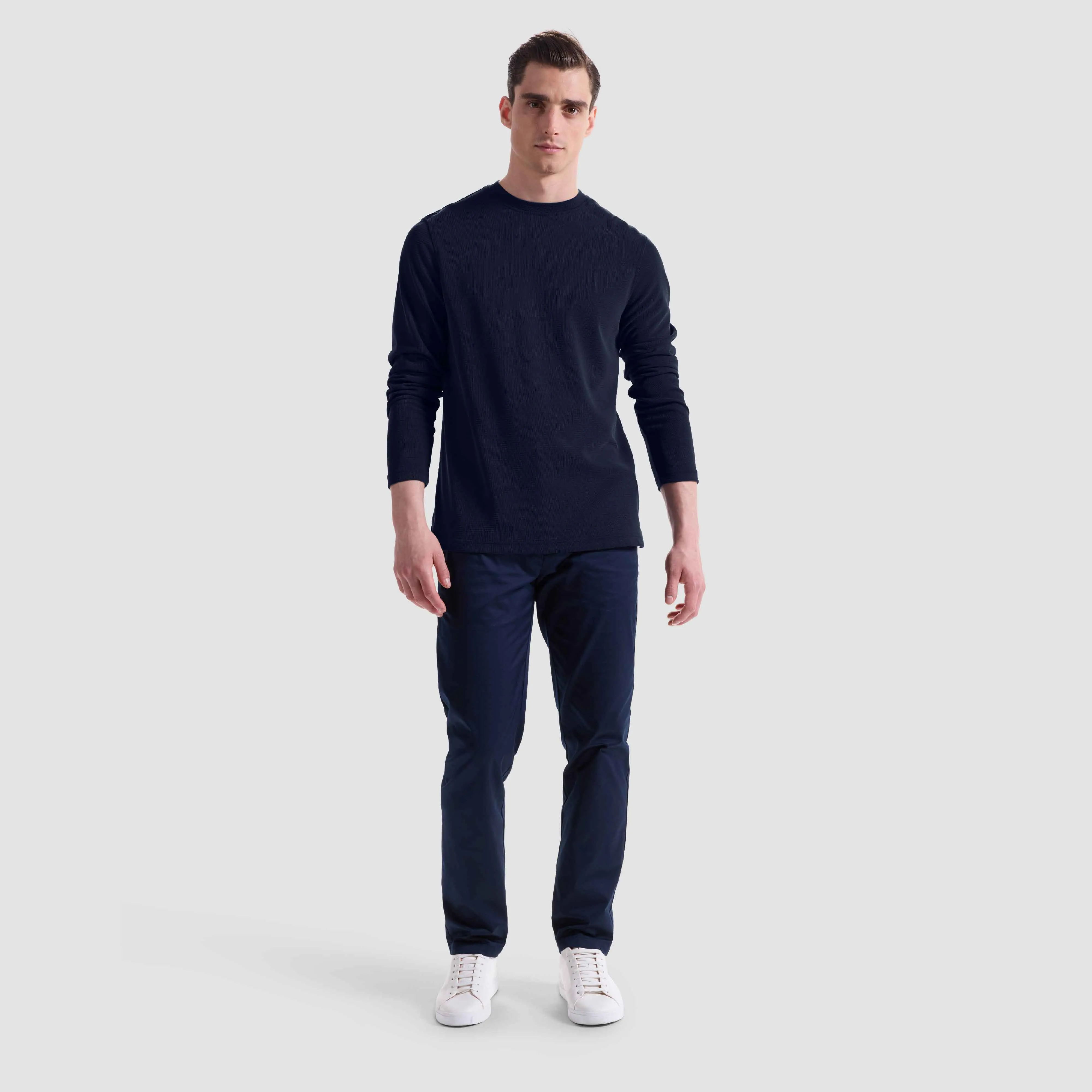 Orian Ottoman Long Sleeve Crew Neck sold by Bugatchi product image thumbnail 5
