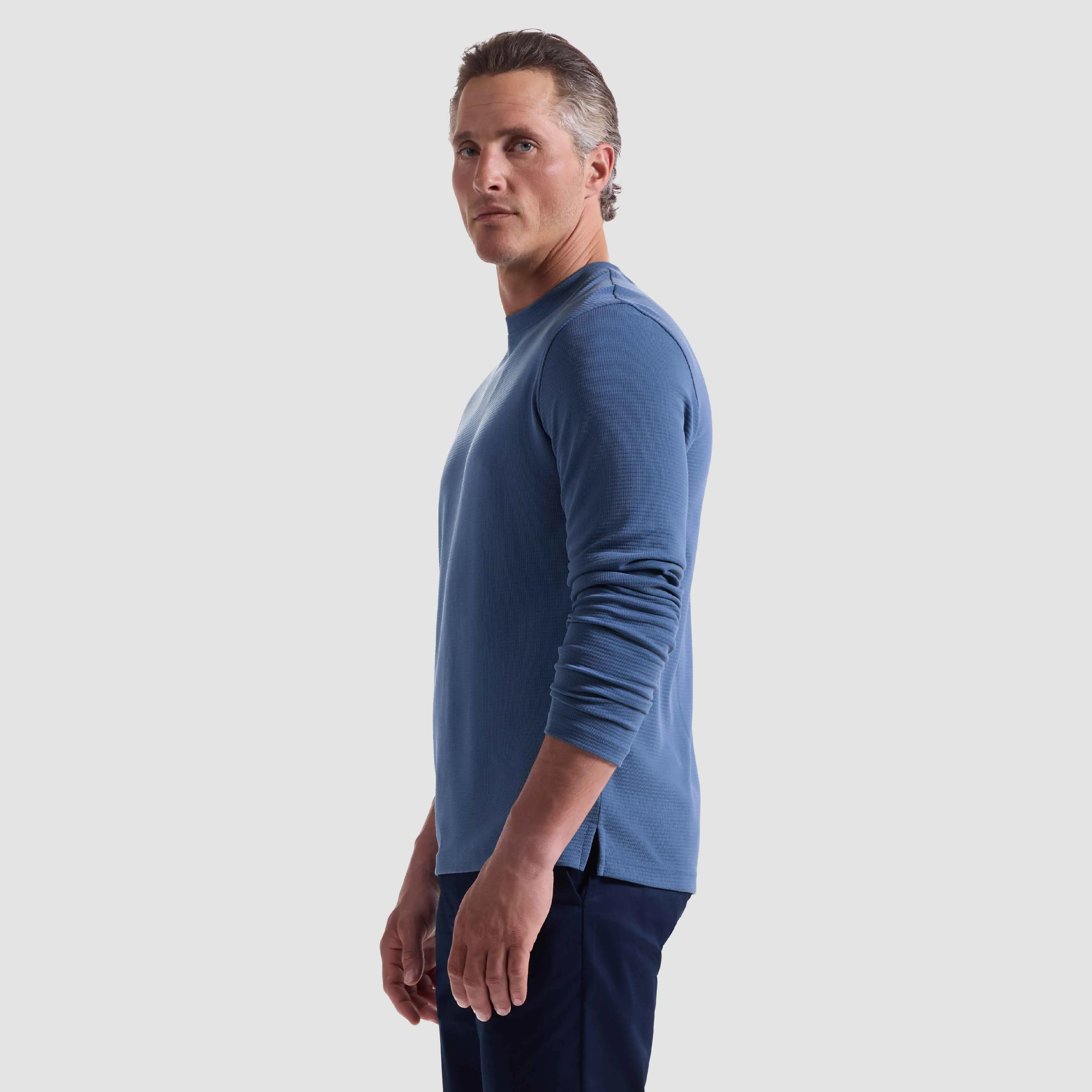 Orian Ottoman Long Sleeve Crew Neck sold by Bugatchi product image thumbnail 3