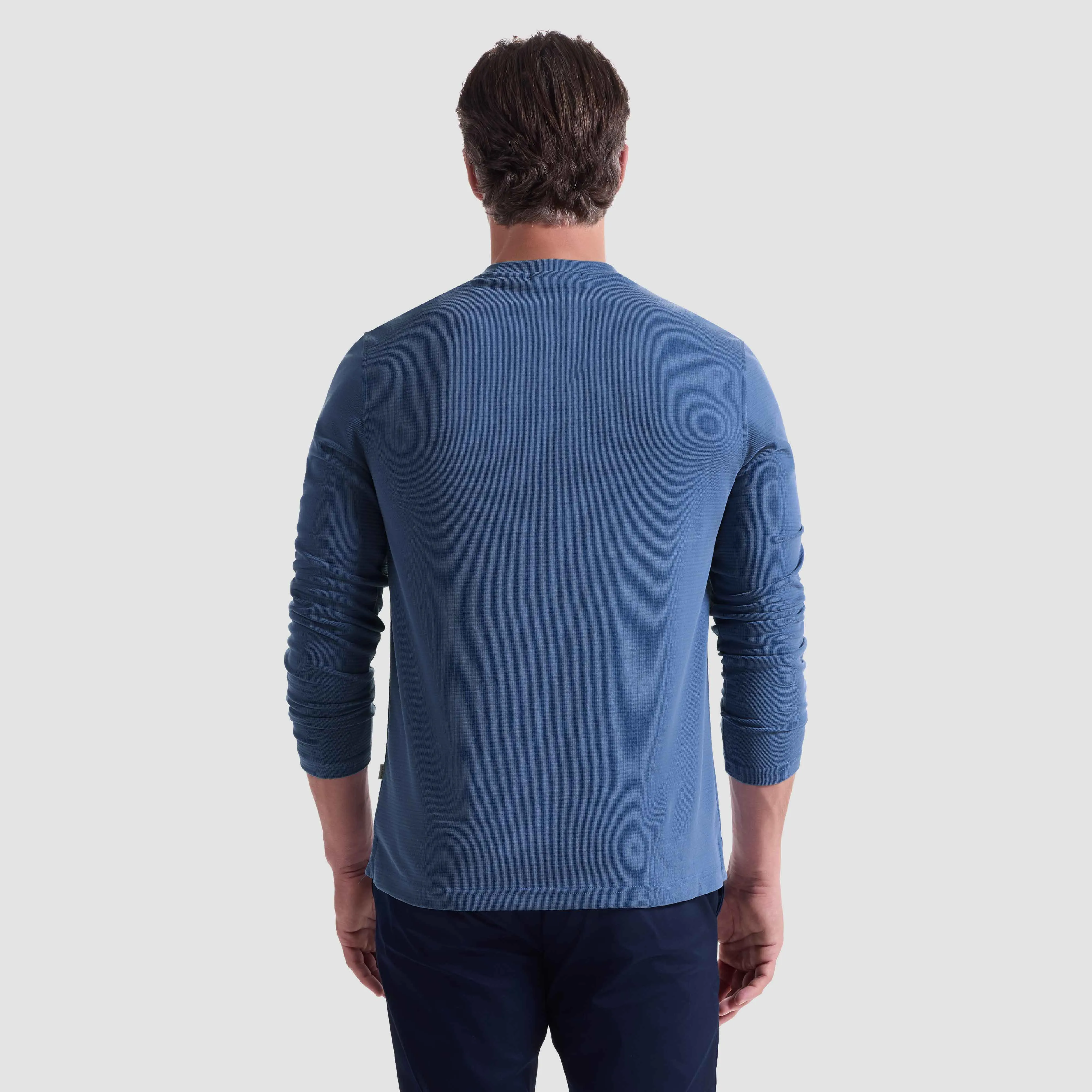Orian Ottoman Long Sleeve Crew Neck sold by Bugatchi product image thumbnail 4