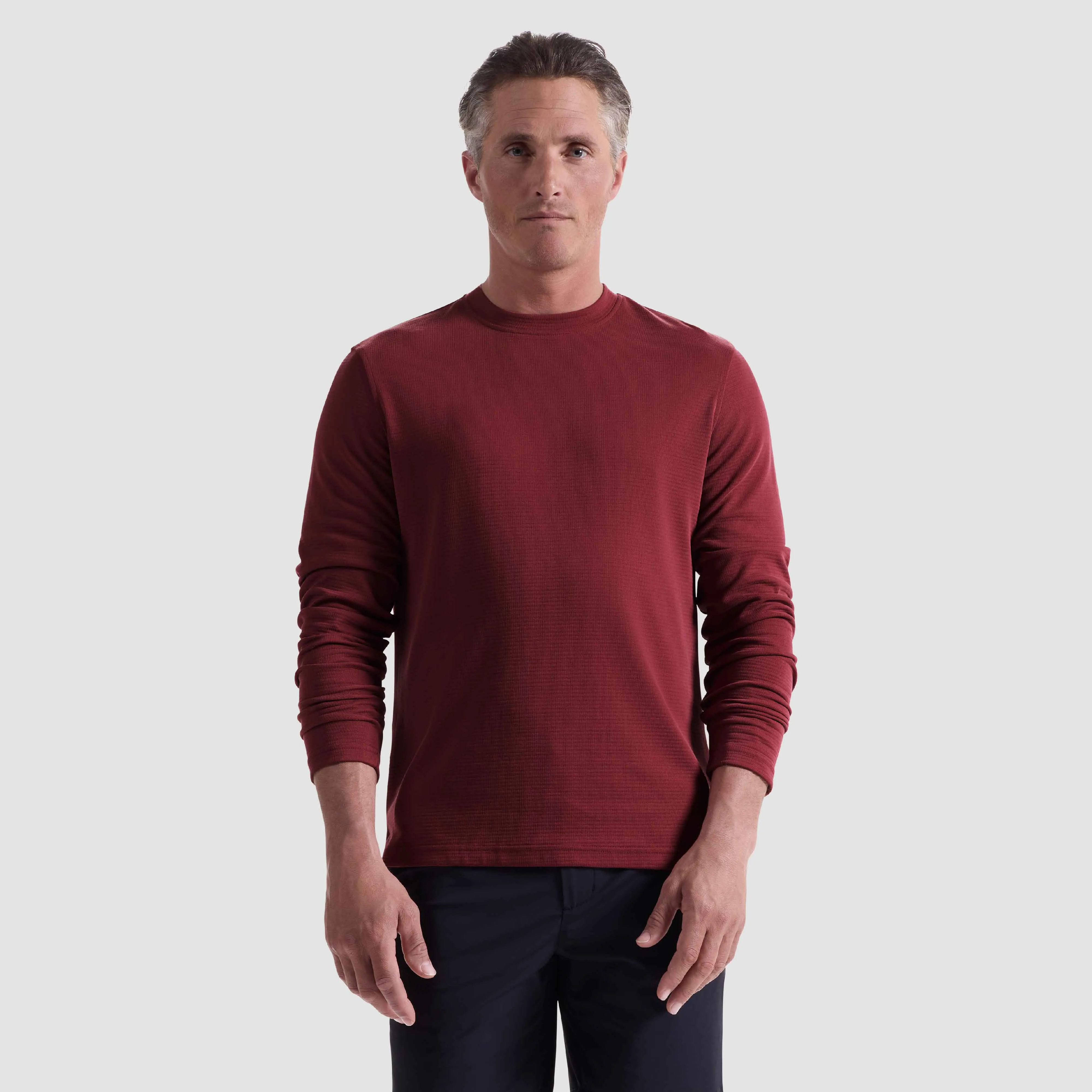 Orian Ottoman Long Sleeve Crew Neck sold by Bugatchi product image thumbnail 2