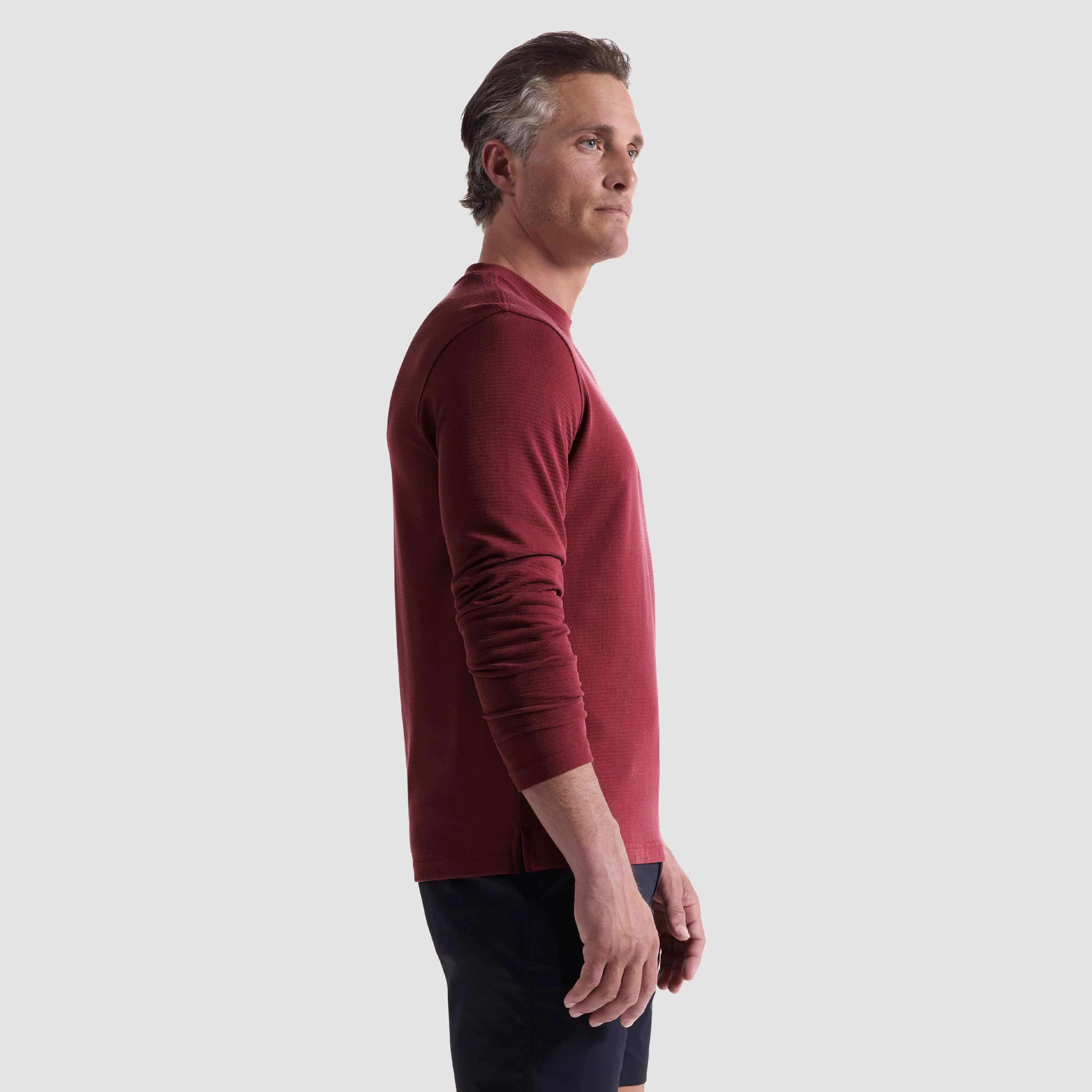 Orian Ottoman Long Sleeve Crew Neck sold by Bugatchi product image thumbnail 3