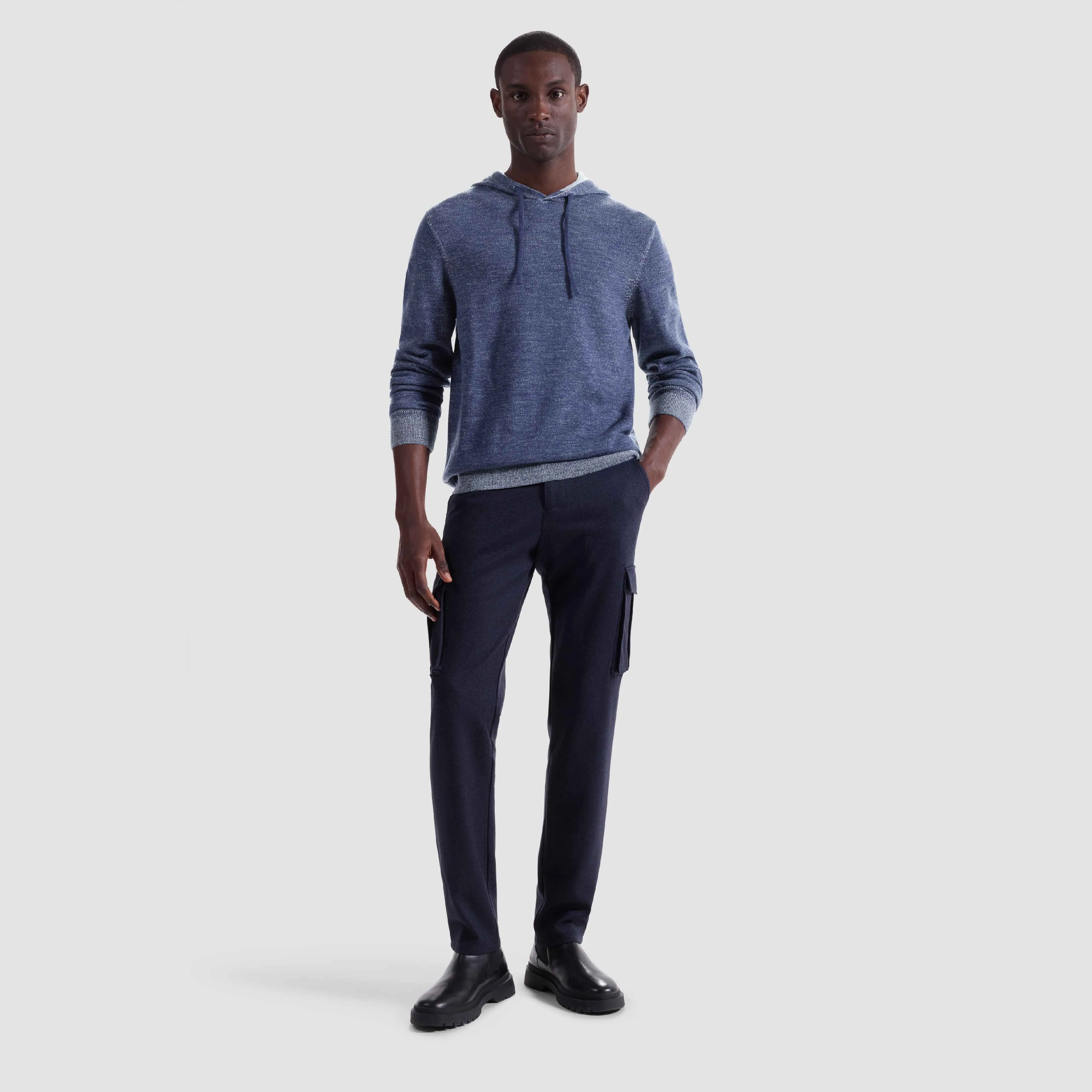 Melange Hoodie Sweater sold by Bugatchi product image thumbnail 5