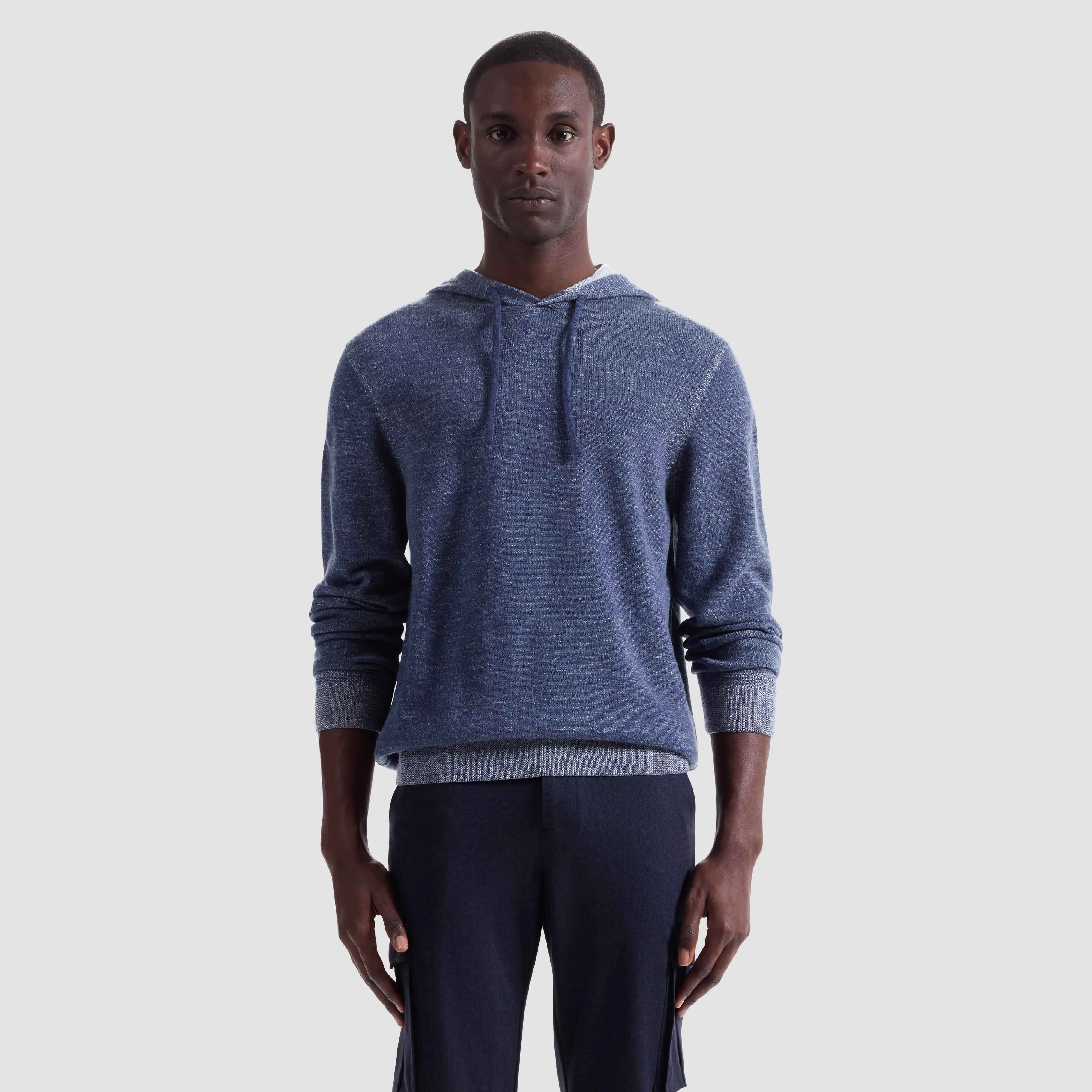 Melange Hoodie Sweater sold by Bugatchi product image thumbnail 2