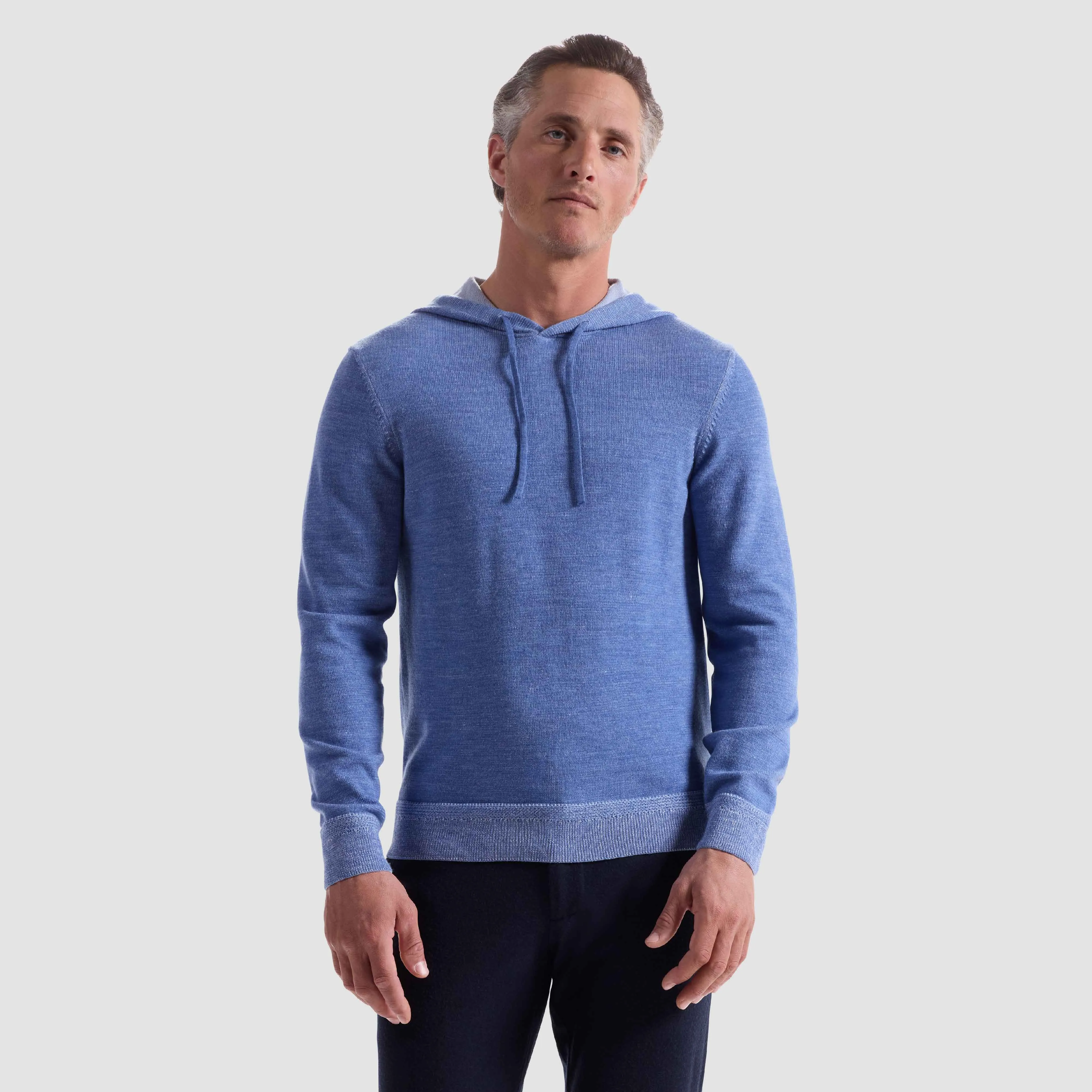 Melange Hoodie Sweater sold by Bugatchi product image thumbnail 2