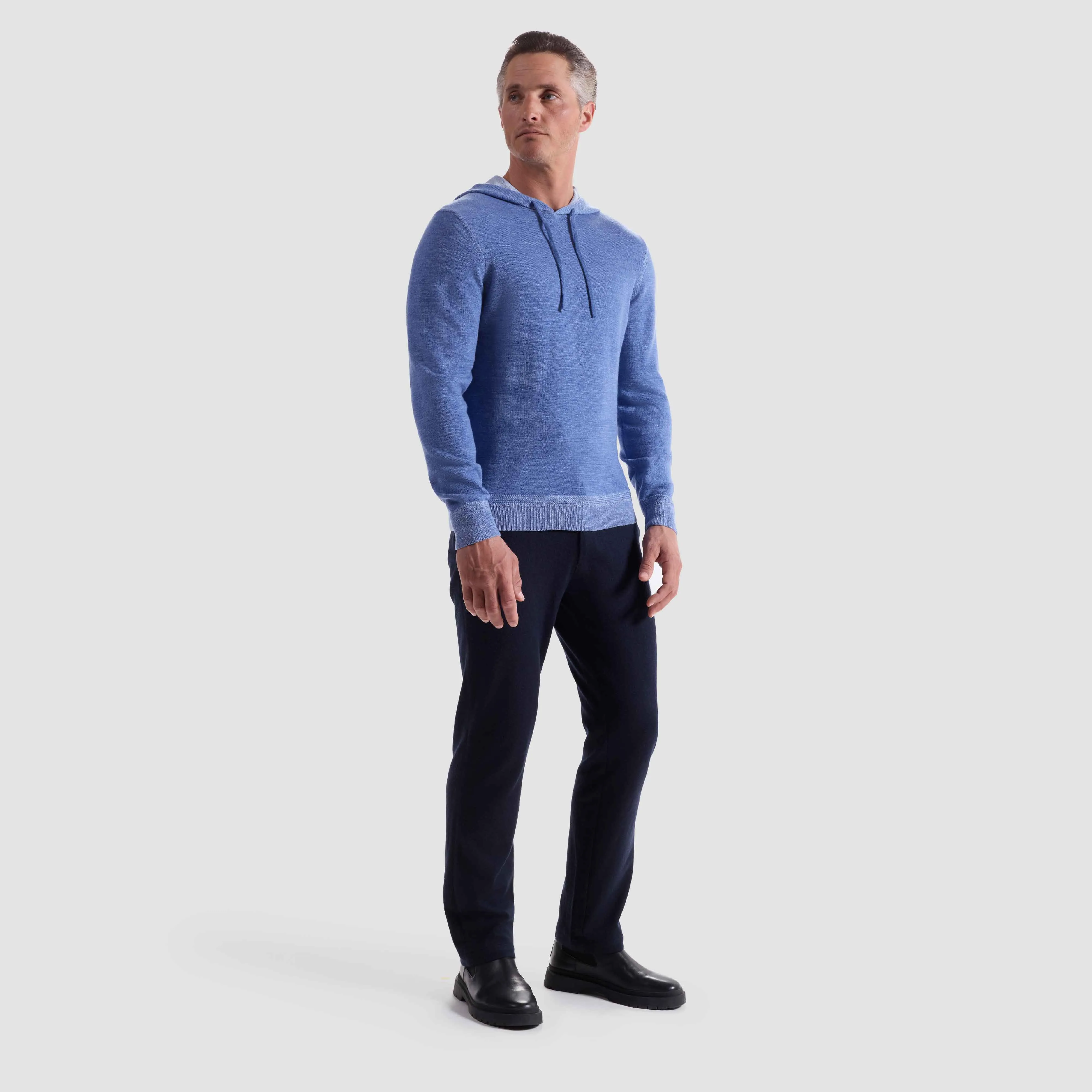 Melange Hoodie Sweater sold by Bugatchi product image thumbnail 5