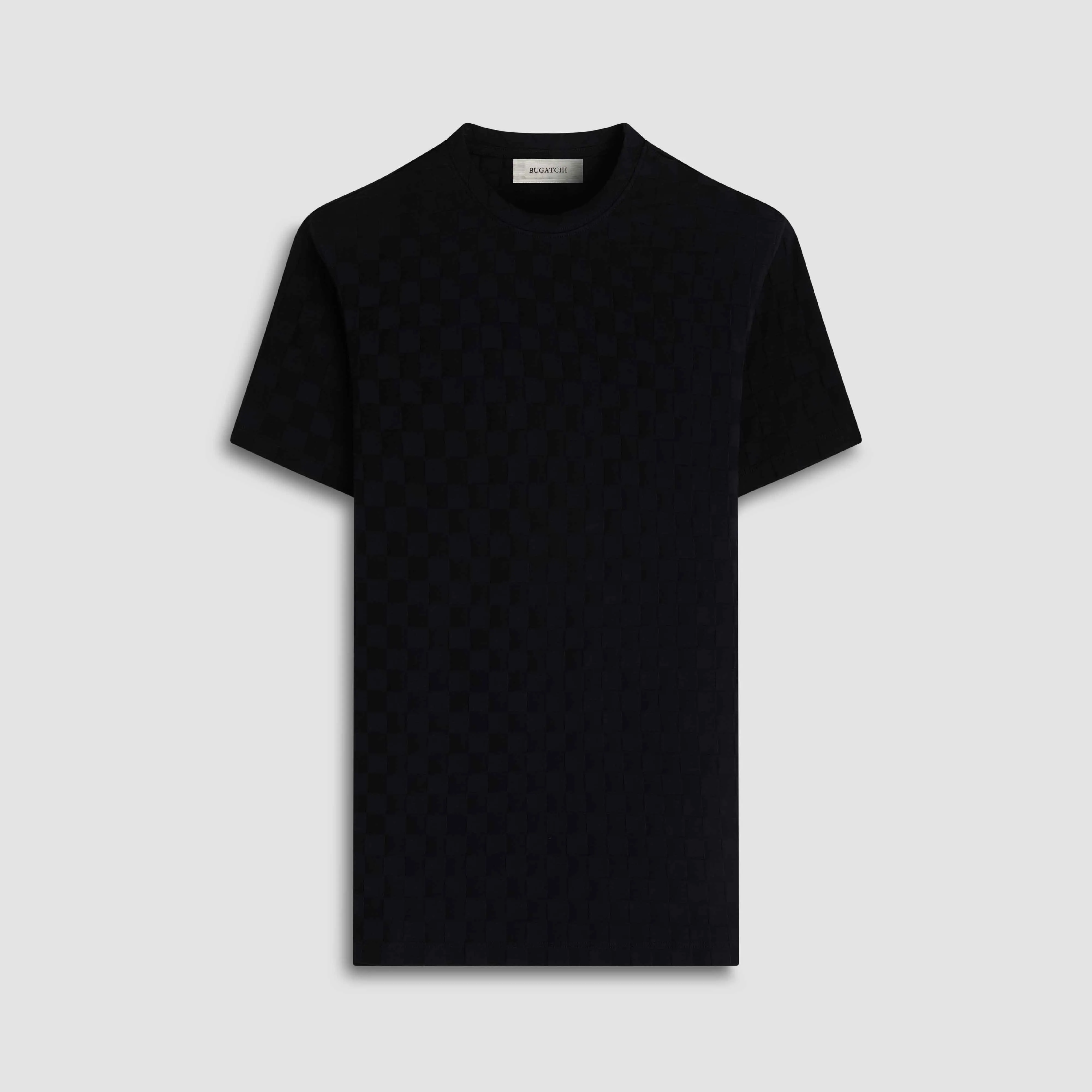 Checkerboard Cotton T-Shirt sold by Bugatchi product image thumbnail 2
