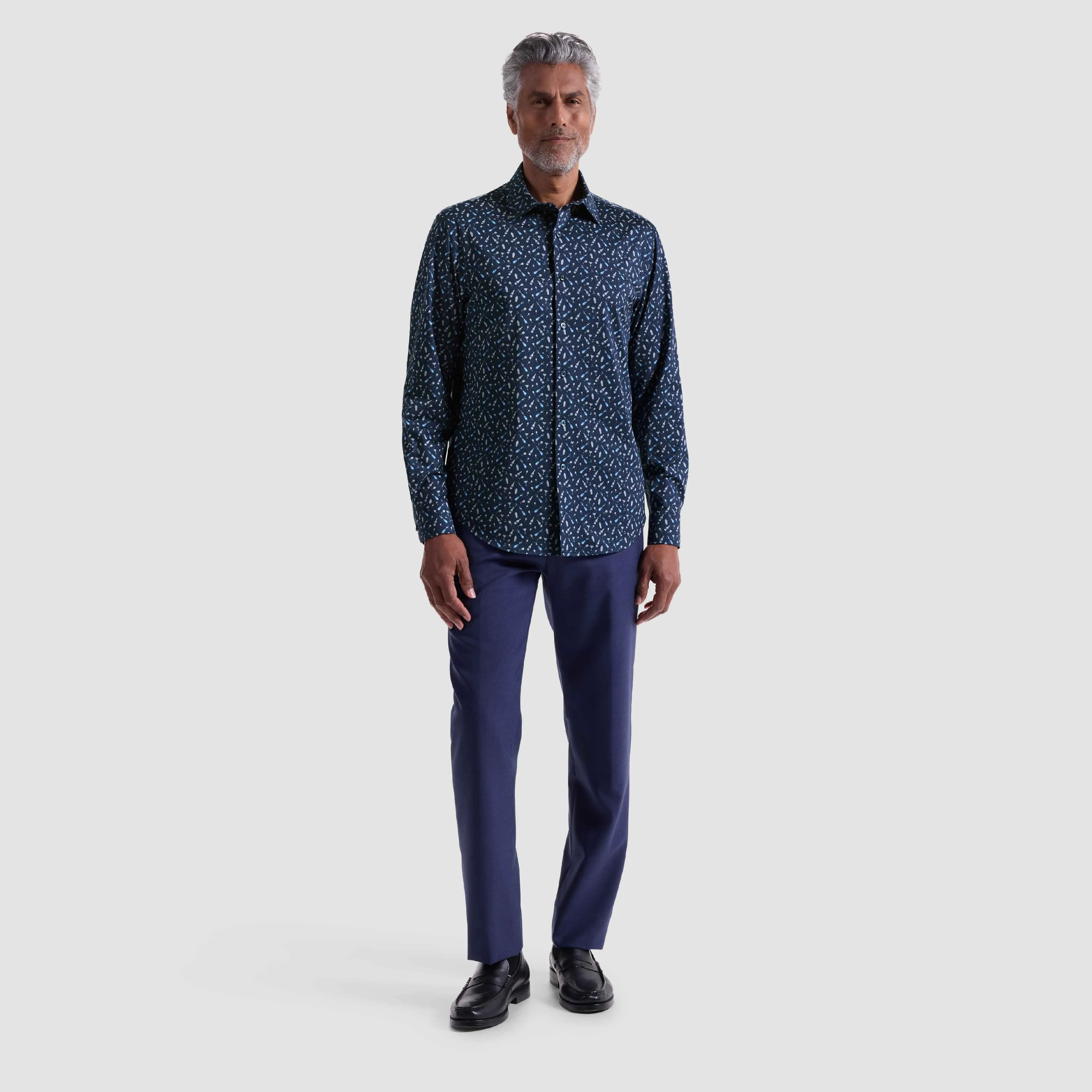 James Cocktail OoohCotton Shirt sold by Bugatchi product image thumbnail 5