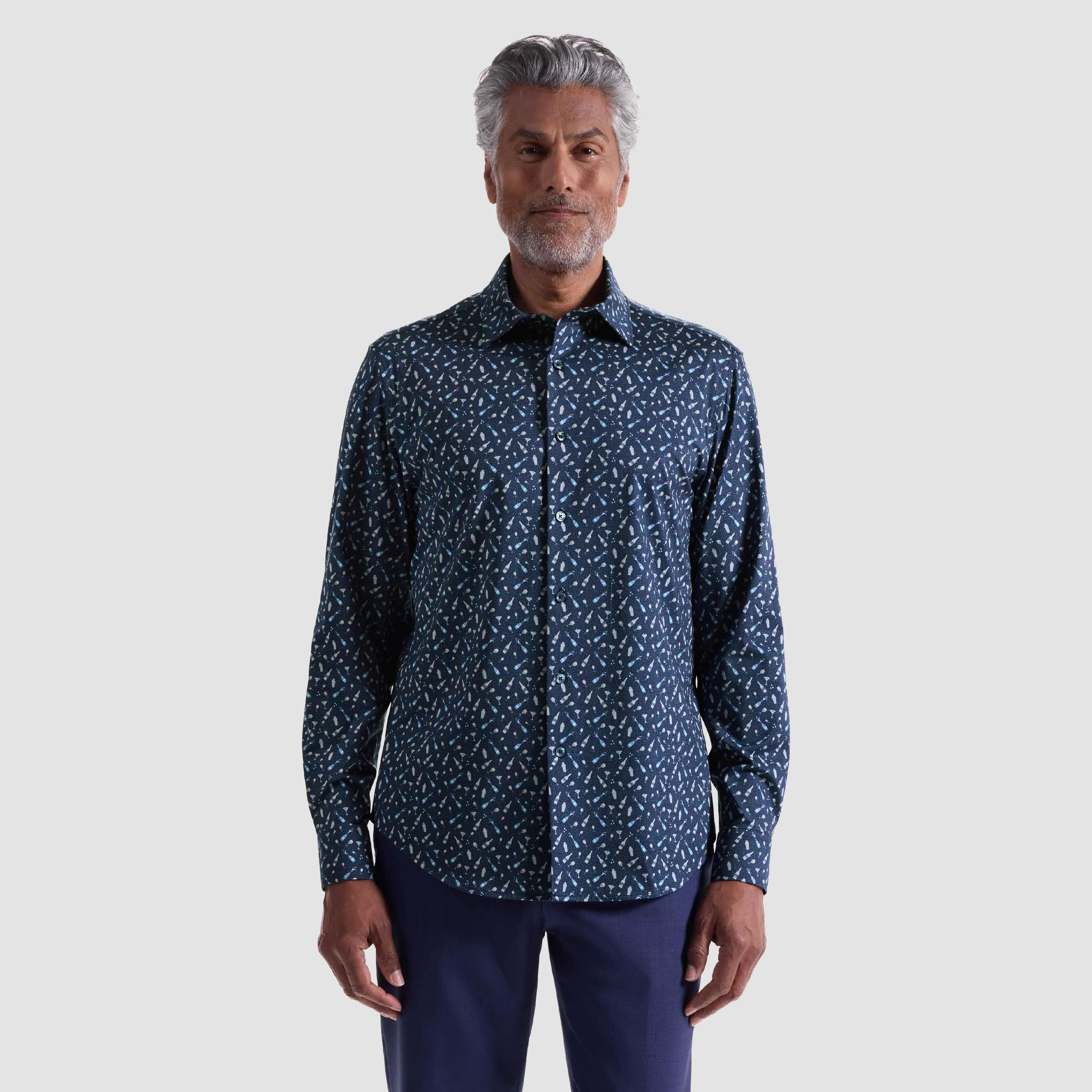 James Cocktail OoohCotton Shirt sold by Bugatchi product image thumbnail 2