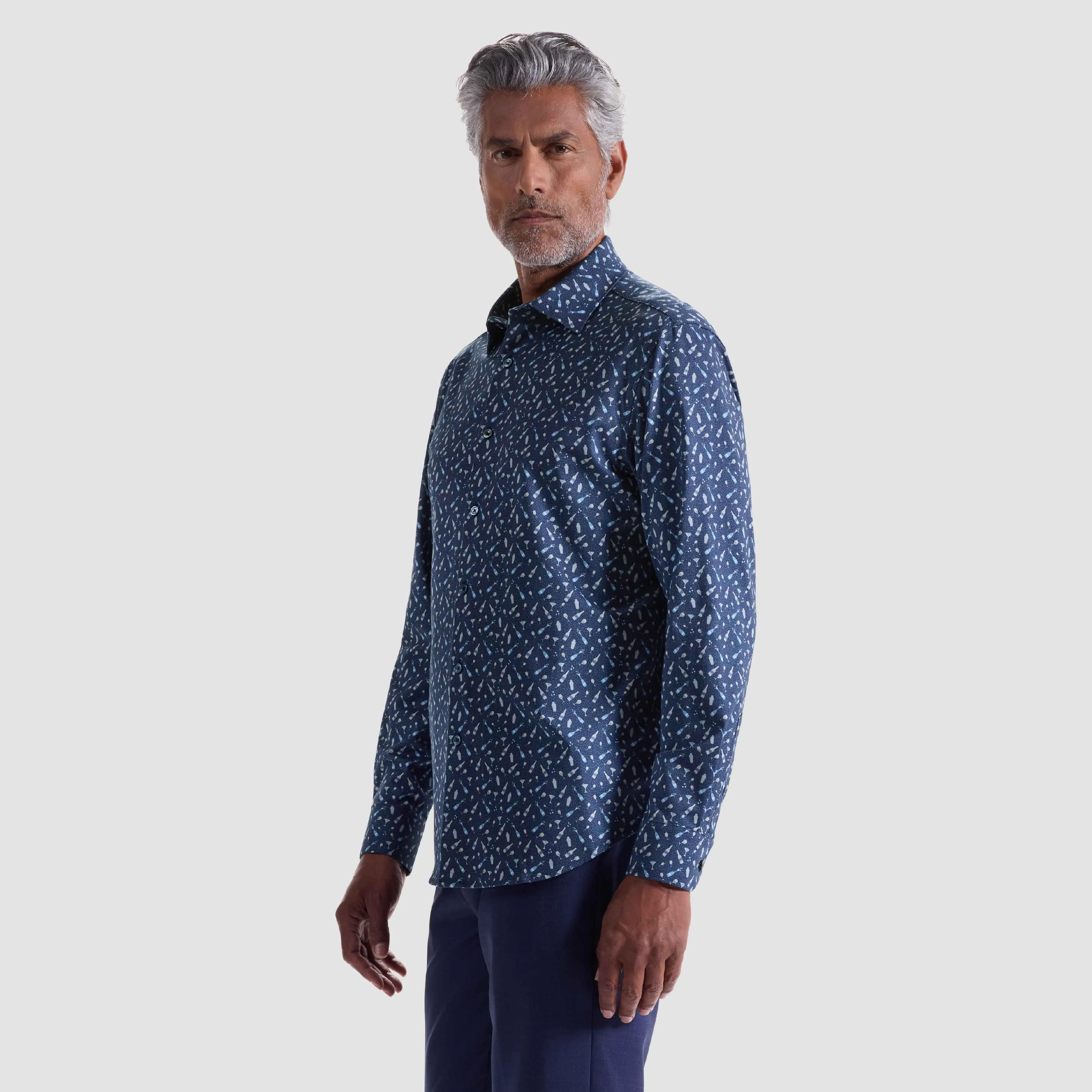 James Cocktail OoohCotton Shirt sold by Bugatchi product image thumbnail 3