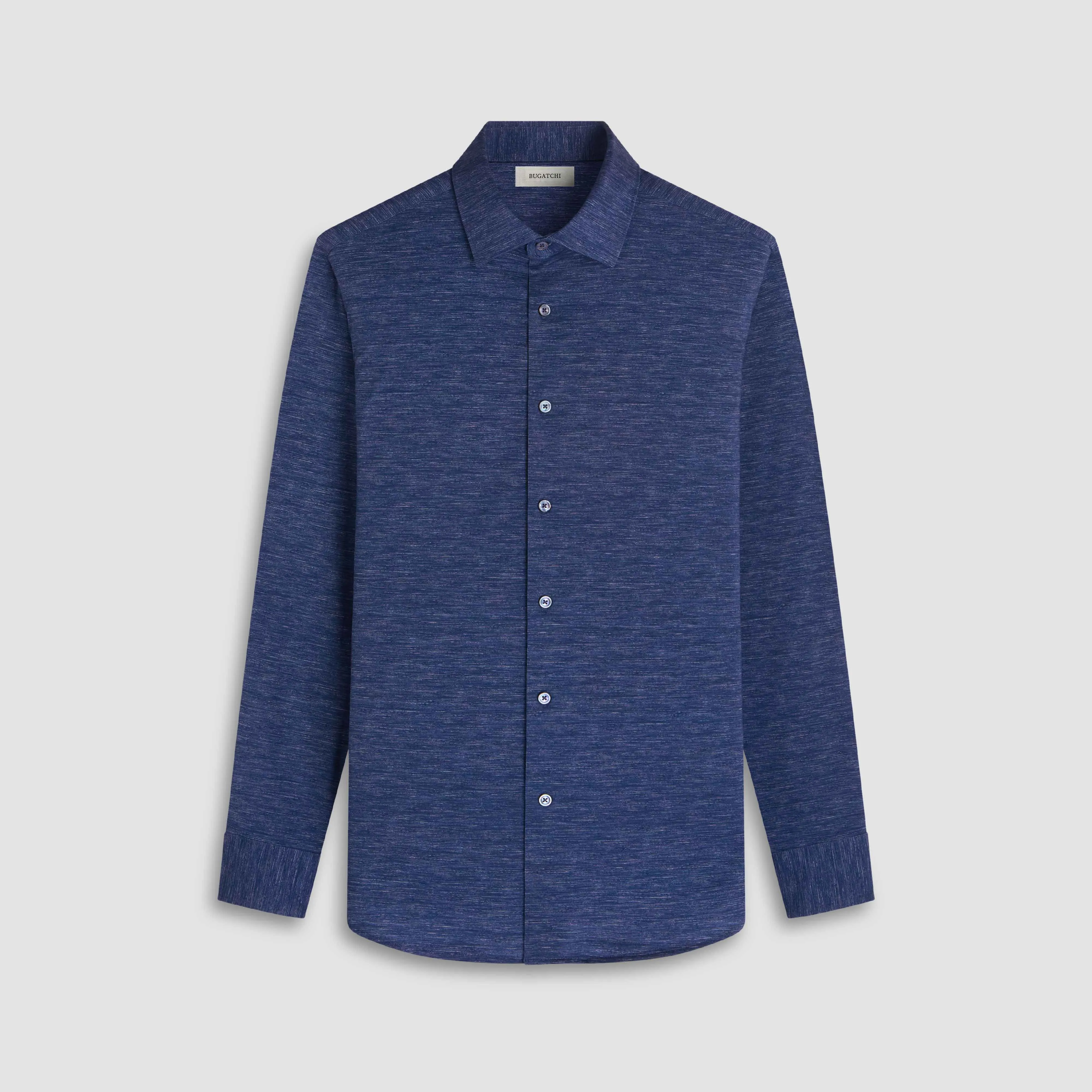 James Heathered OoohCotton Shirt sold by Bugatchi product image thumbnail 2