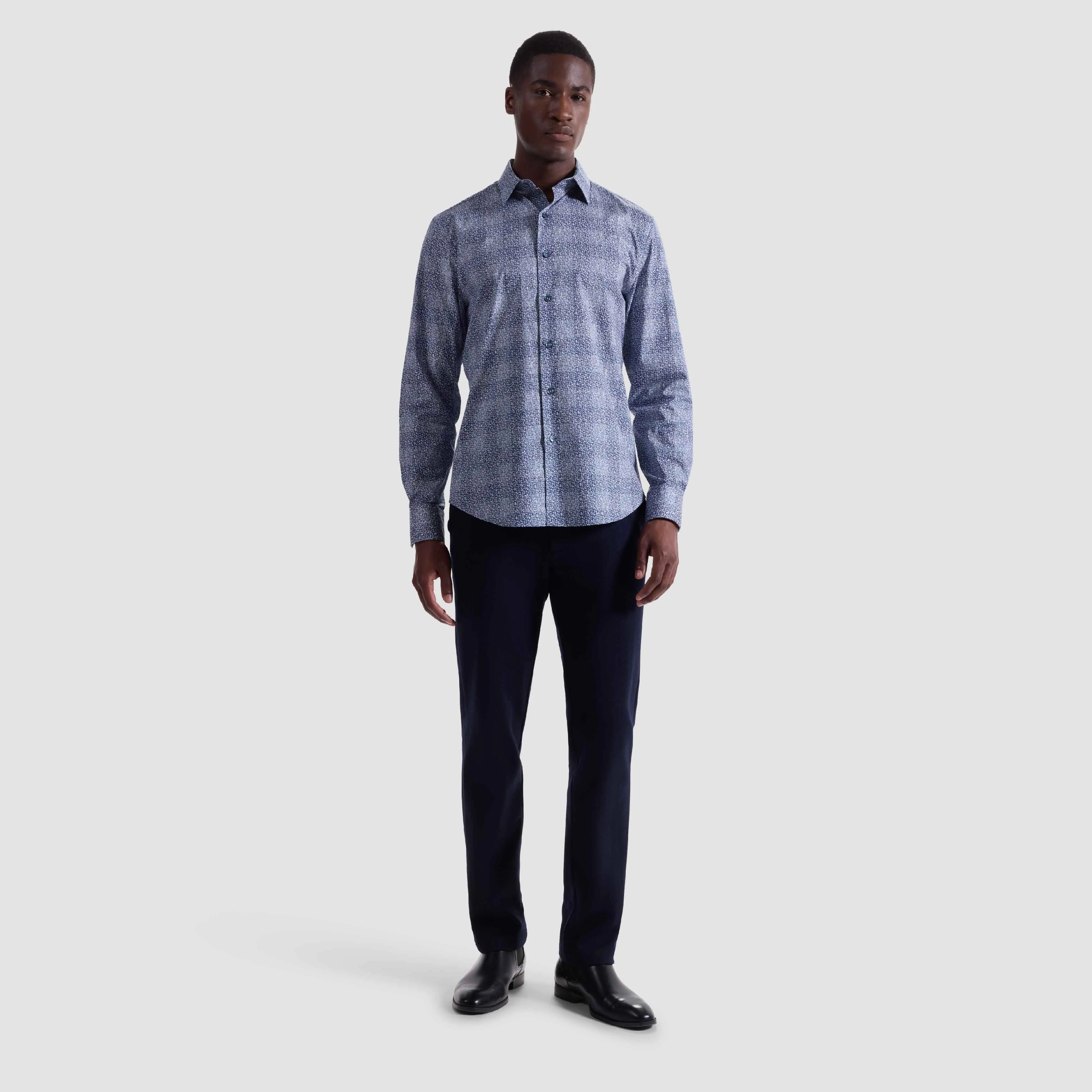 Julian Geometric Shirt sold by Bugatchi product image thumbnail 5